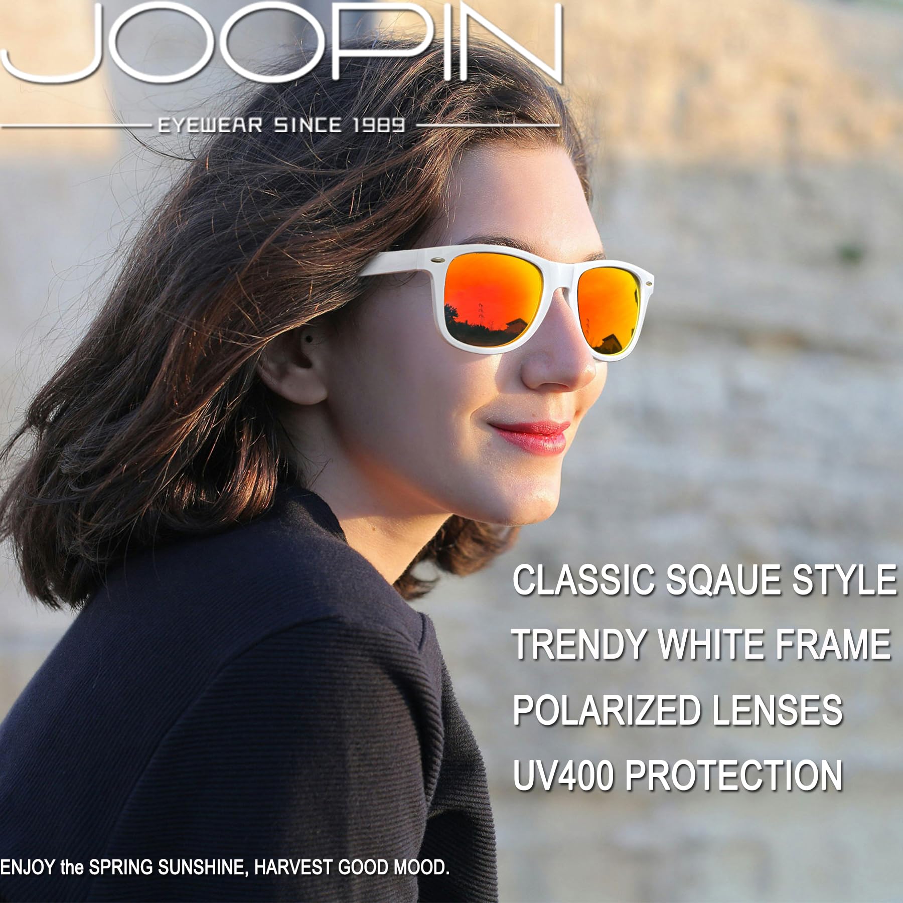 Foto 3 pulgar | Gafas De Sol Joopin Trendy Square Oversized Polarized Uv400 - Venta Internacional.