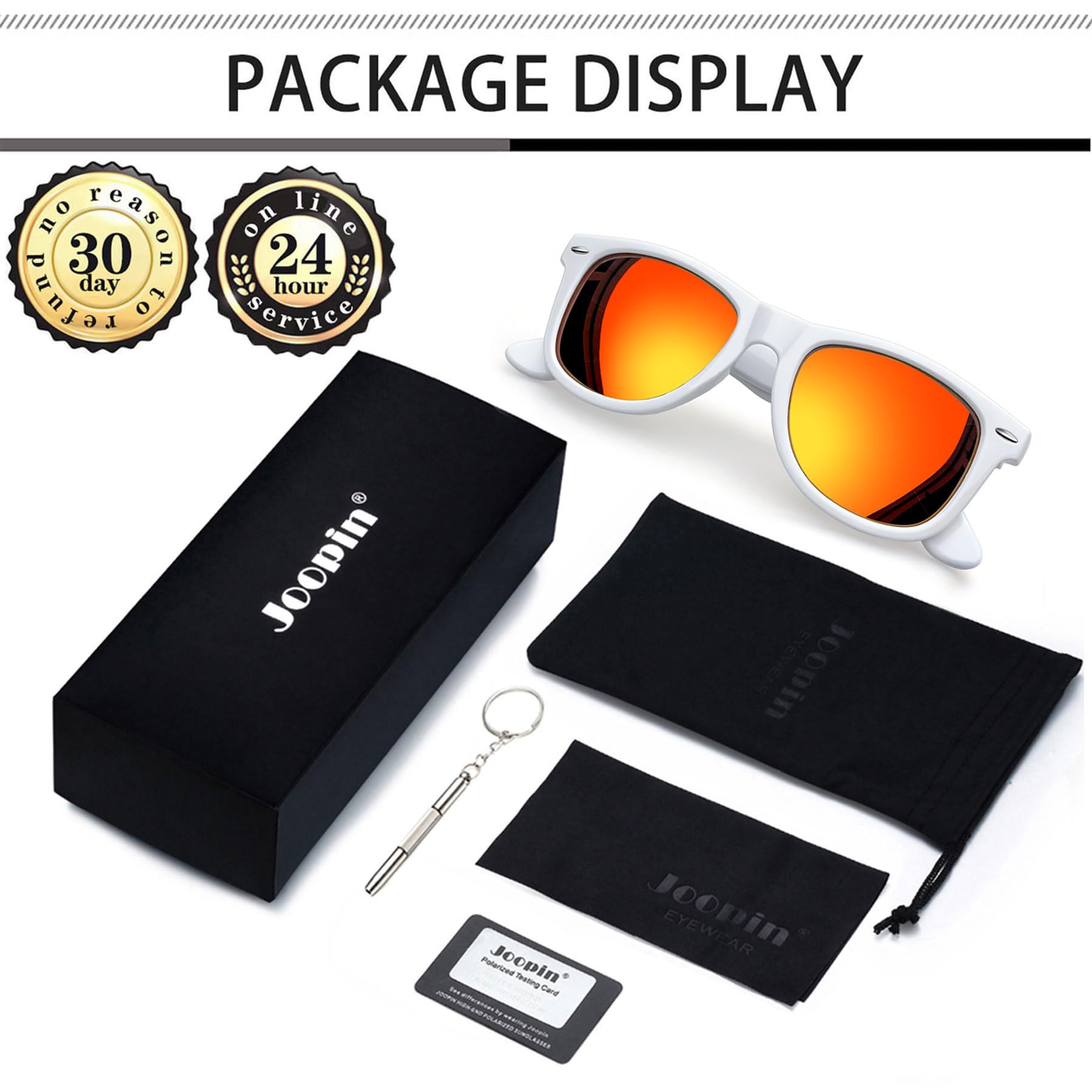 Foto 7 pulgar | Gafas De Sol Joopin Trendy Square Oversized Polarized Uv400 - Venta Internacional.