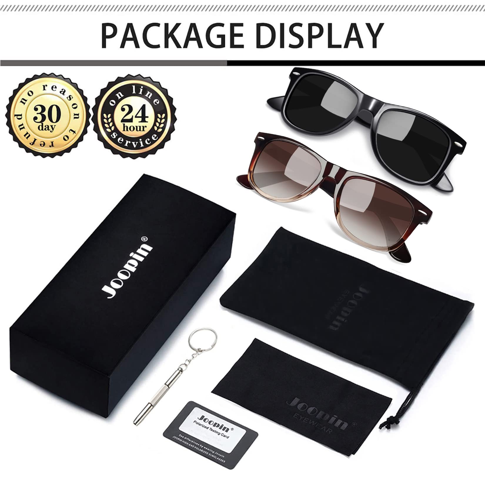 Foto 6 | Gafas De Sol Joopin Oversized Square Polarizadas Uv400 Unisex - Venta Internacional.