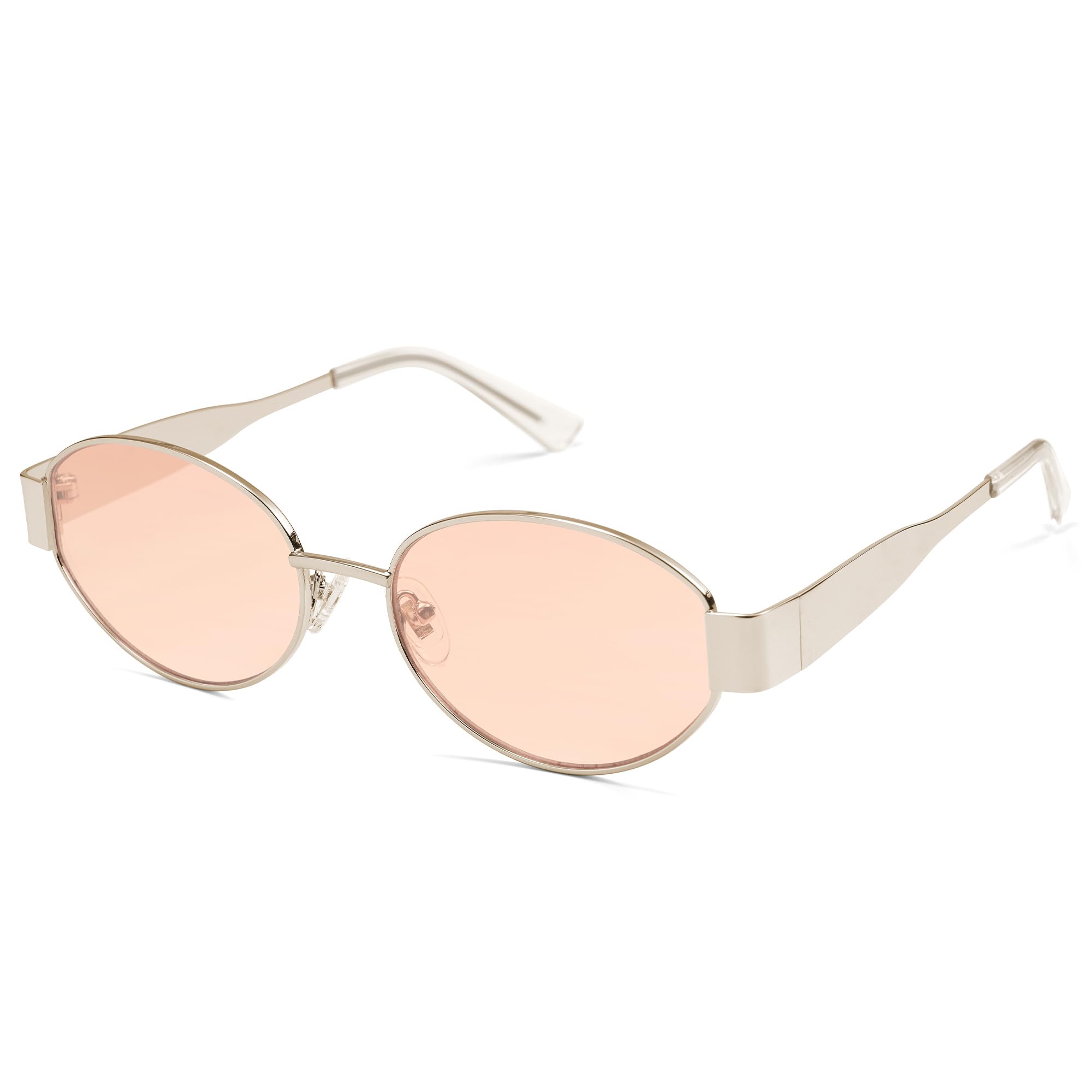 Foto 2 pulgar | Gafas De Sol Sojos Retro Oval Sj1217 Con Lente Dorada/marrón Claro - Venta Internacional.
