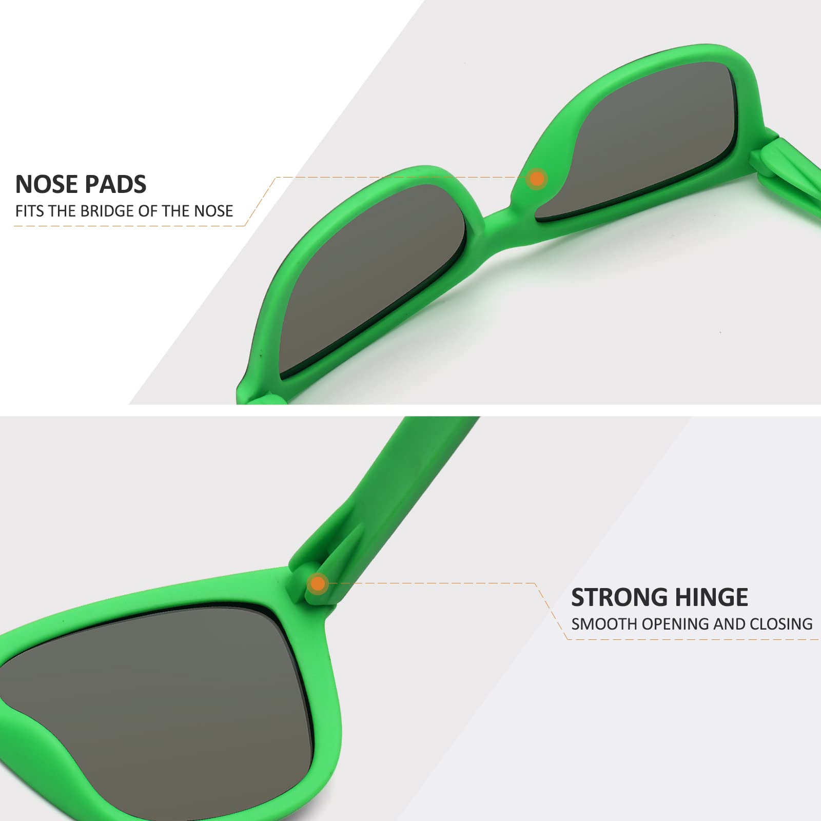 Foto 4 | Gafas De Sol Meetsun Classic Retro Designer Polarizadas Negras - Venta Internacional.