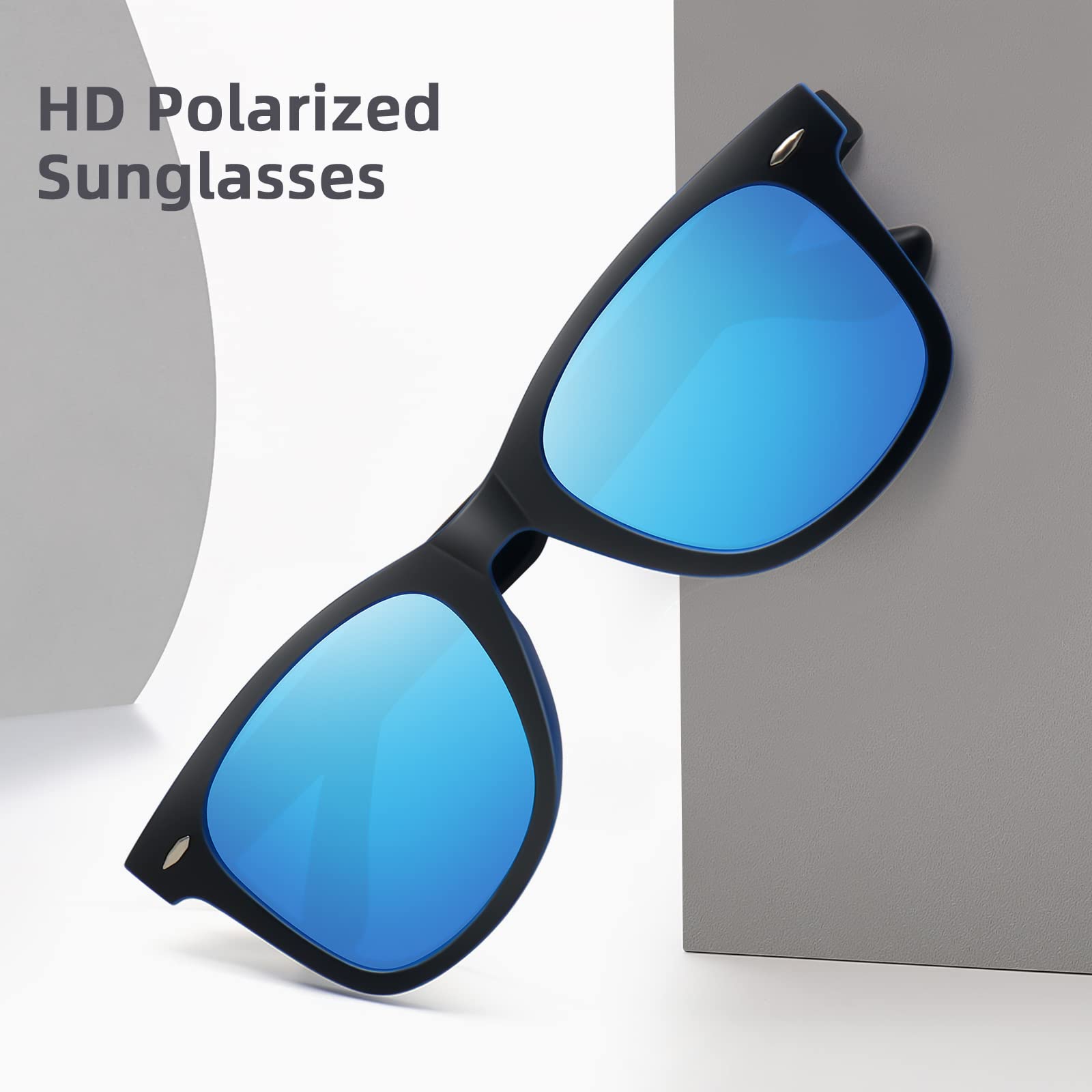 Foto 4 pulgar | Gafas De Sol Meetsun Classic Retro Square Polarizadas Uv400 Azul - Venta Internacional.