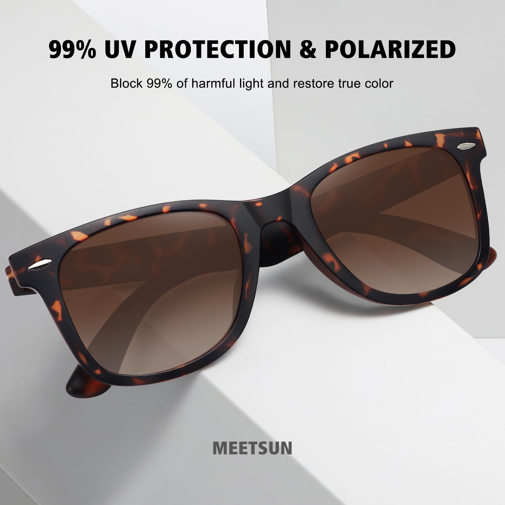 Foto 4 pulgar | Pack De 3 Gafas De Sol Meetsun Retro Polarizadas Para Mujer Y Hombre - Venta Internacional.