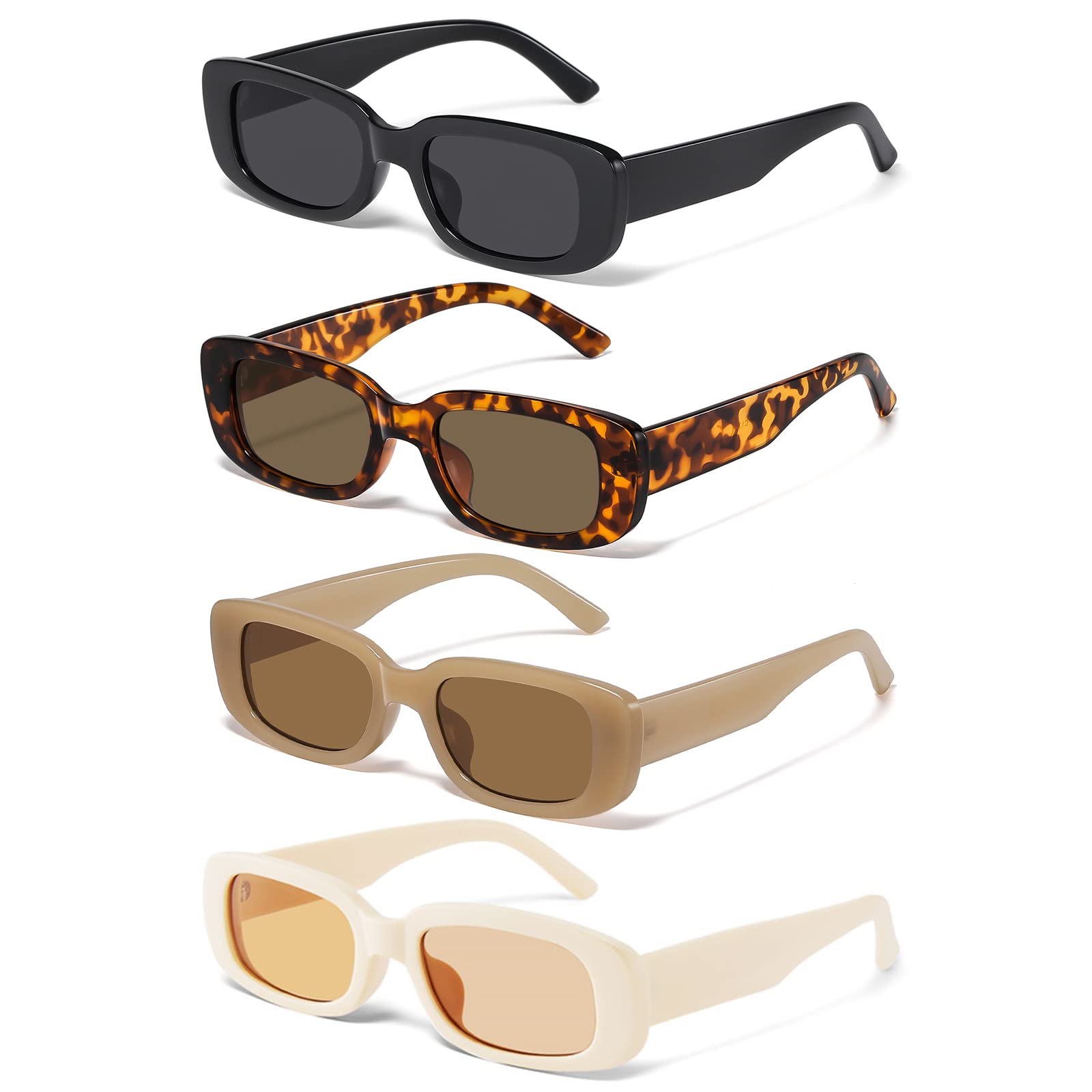 Foto 1 | Gafas De Sol Jaspin Y2k Rectangulares Uv400 Para Mujeres Y Hombres - Venta Internacional.