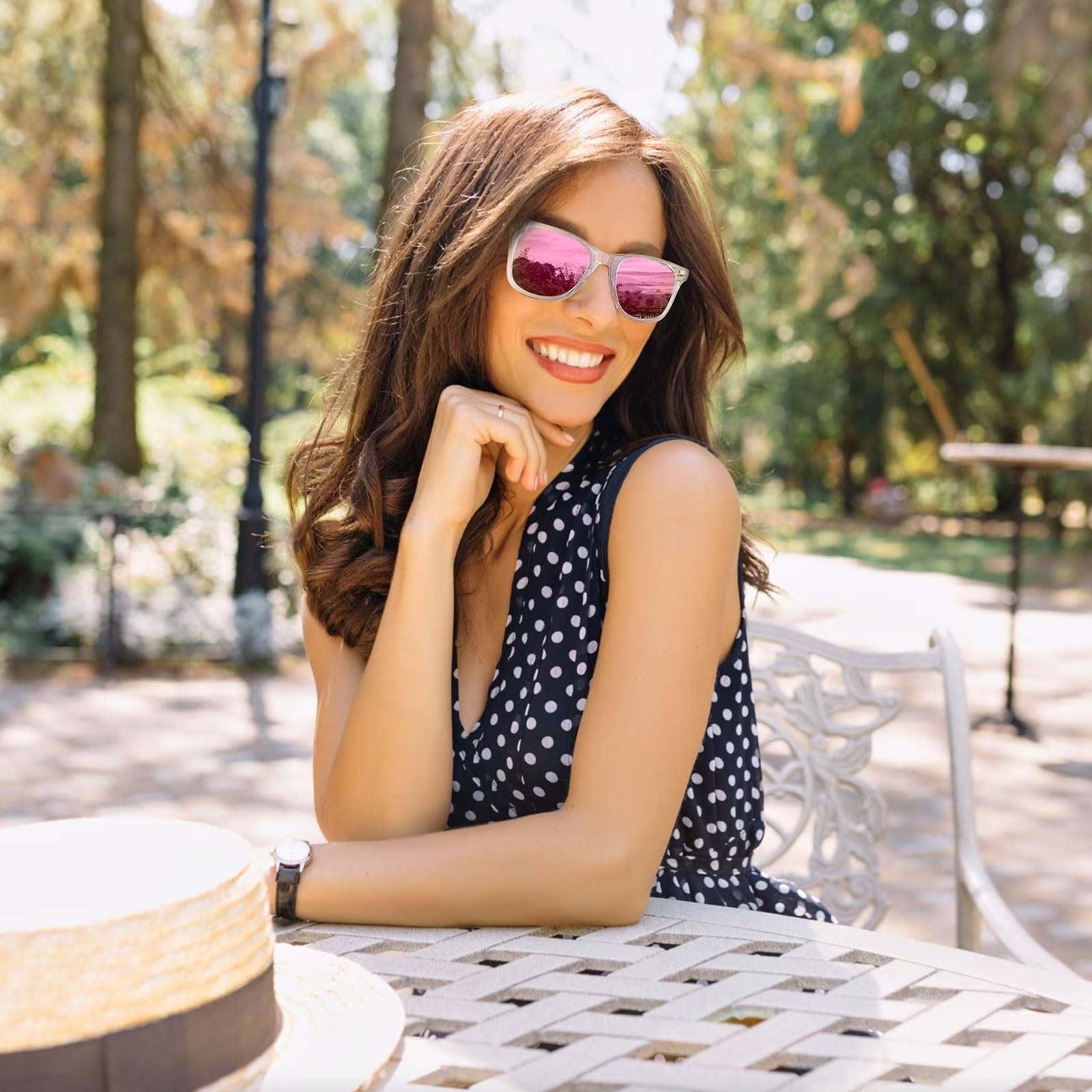Foto 2 | Gafas De Sol Meetsun Classic Retro Square Polarizadas Uv400 - Venta Internacional.