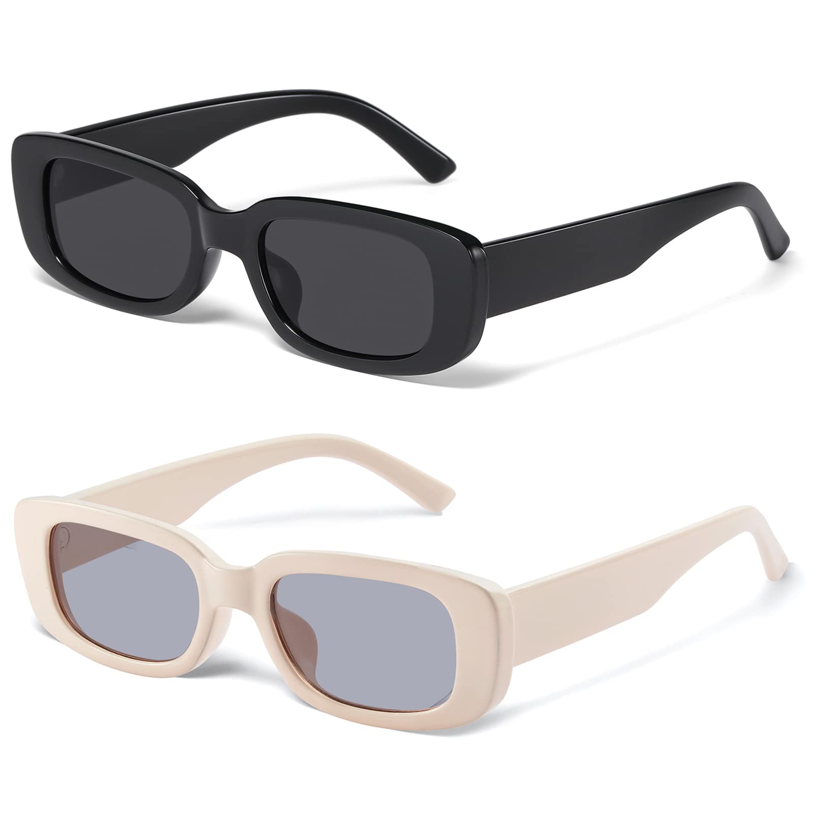 Foto 2 pulgar | Gafas De Sol Jaspin Rectangle Y2k Retro 90s Uv400 Para Mujeres Y Hombres - Venta Internacional.