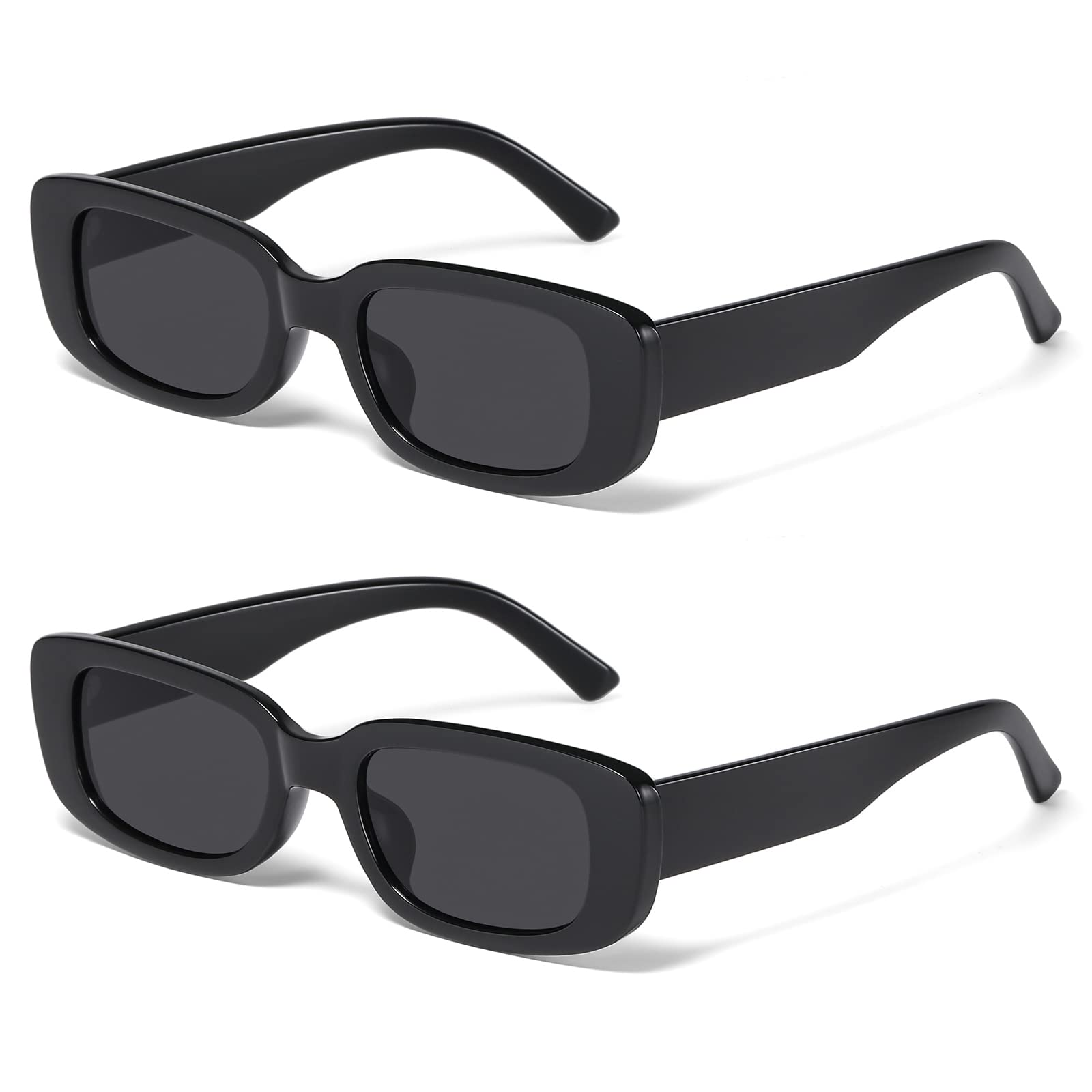 Foto 2 pulgar | Gafas De Sol Jaspin Y2k Rectangulares Uv400 Para Mujeres Y Hombres - Venta Internacional.