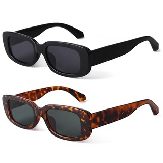 Foto 1 | Gafas De Sol Kuguaok Retro Rectangle Uv400 Para Mujeres Y Hombres - Venta Internacional.