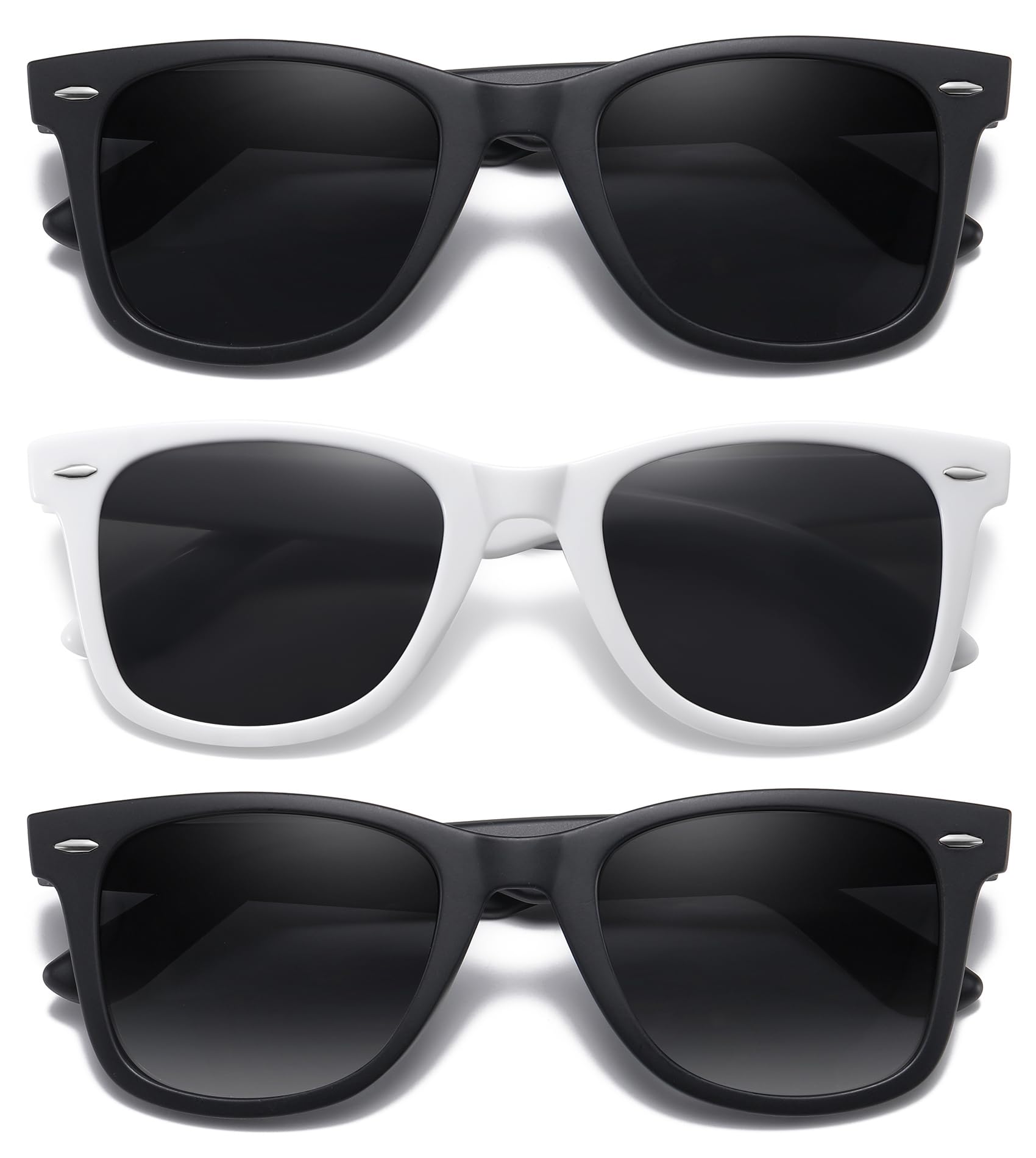 Foto 2 pulgar | Gafas De Sol Meetsun Retro Polarizadas 100% Uv400  Paquete De 3 - Venta Internacional.