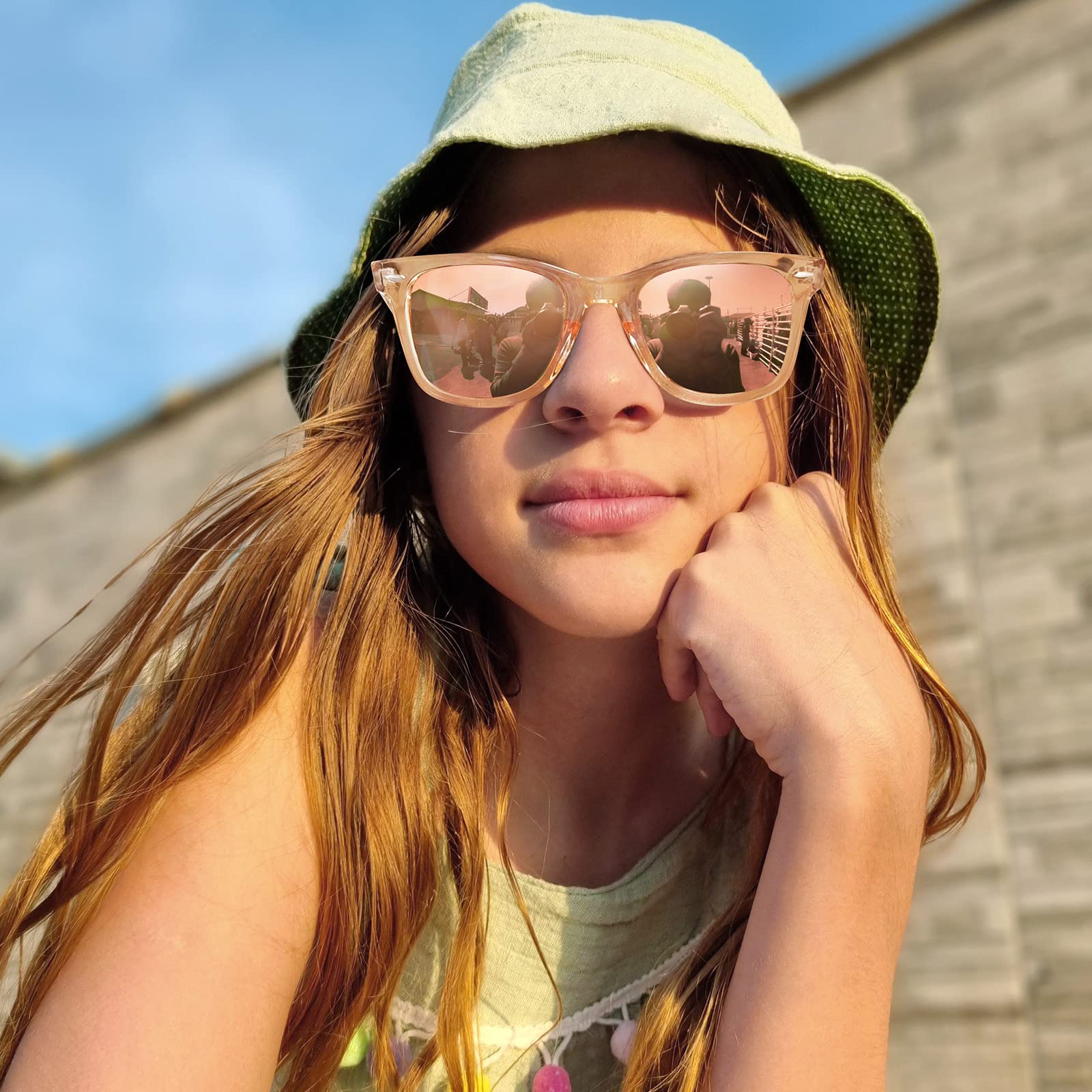 Foto 3 pulgar | Gafas De Sol Meetsun Classic Retro Square Polarizadas Para Mujer - Venta Internacional.