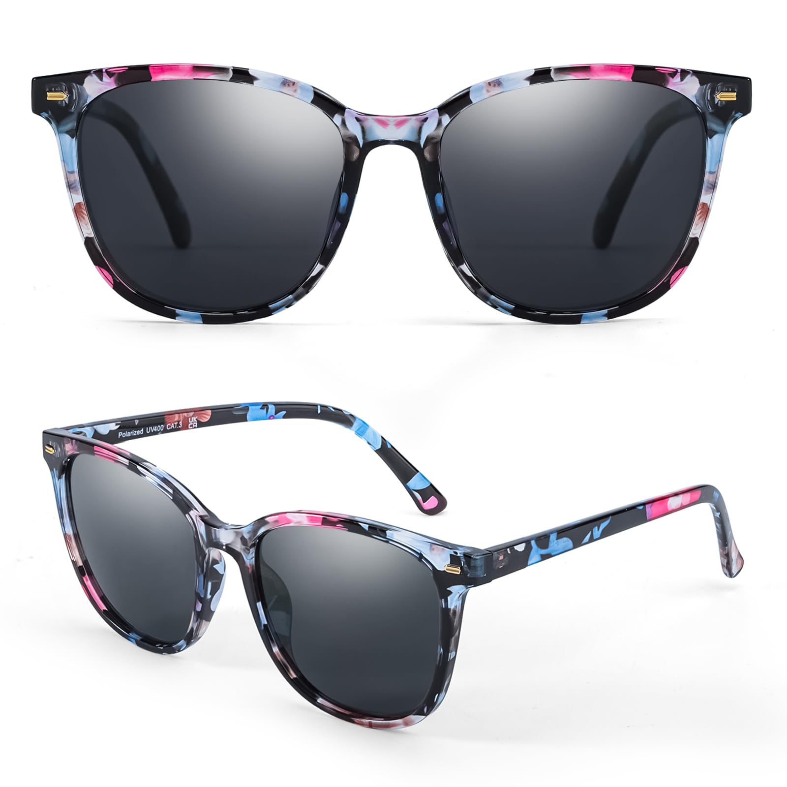 Foto 3 | Gafas De Sol Myiaur Polarizadas Cuadradas Con Espejo Para Mujer - Venta Internacional.