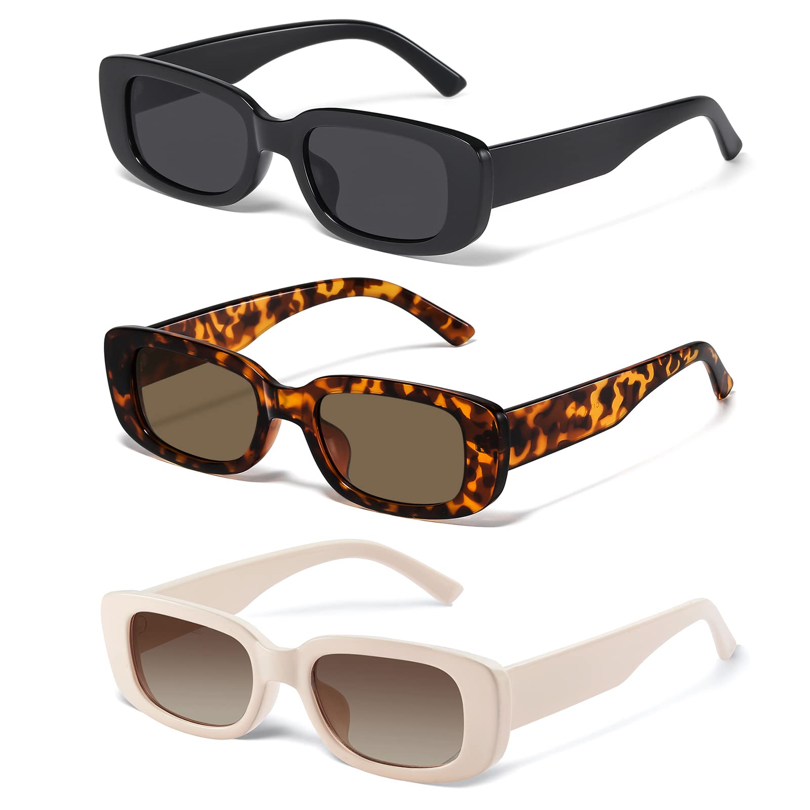 Foto 2 pulgar | Gafas De Sol Jaspin Y2k Rectangulares Uv400 Para Mujeres Y Hombres - Venta Internacional.