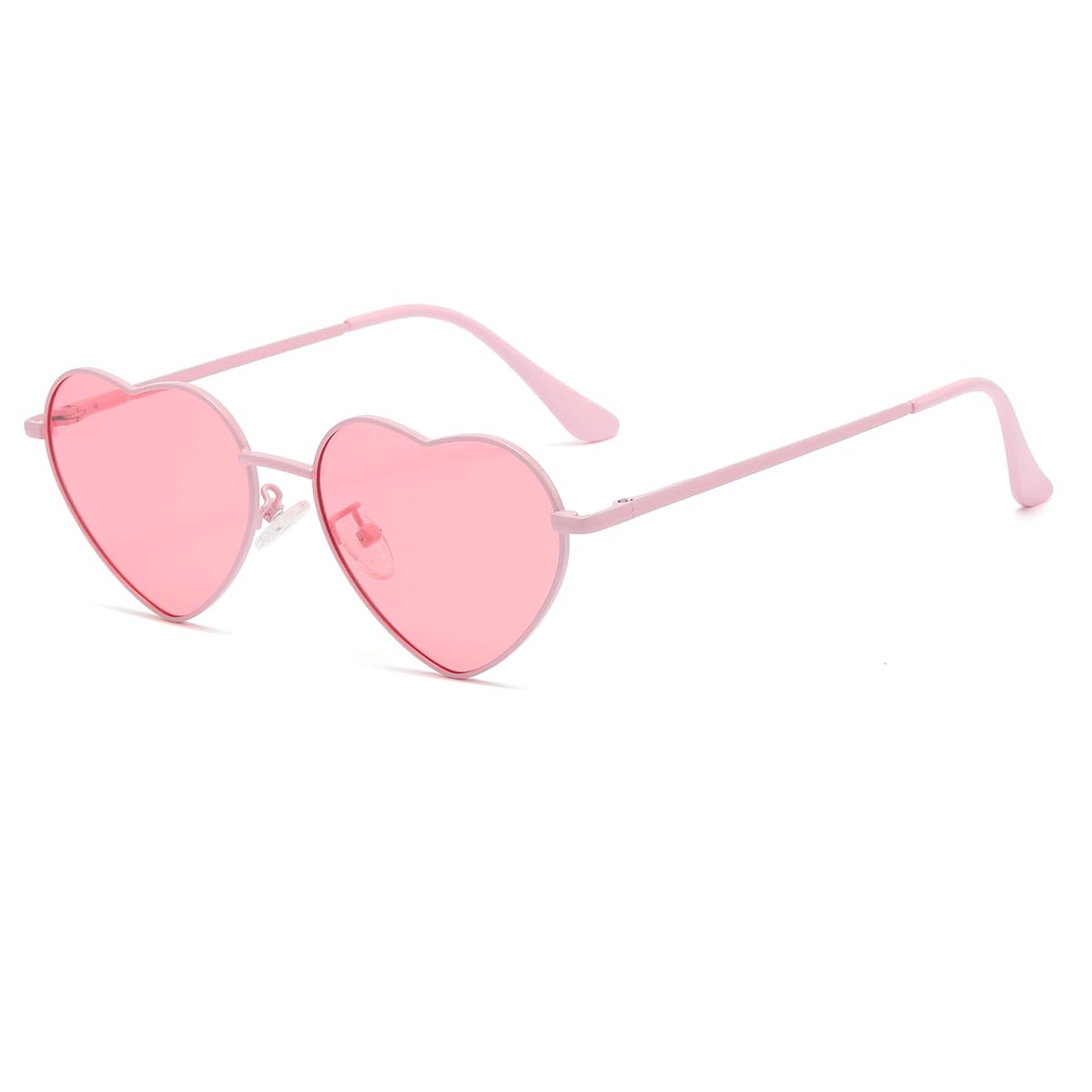 Foto 2 pulgar | Gafas De Sol Jovakit Polarized Heart Para Mujer Con Montura Metálica - Venta Internacional.