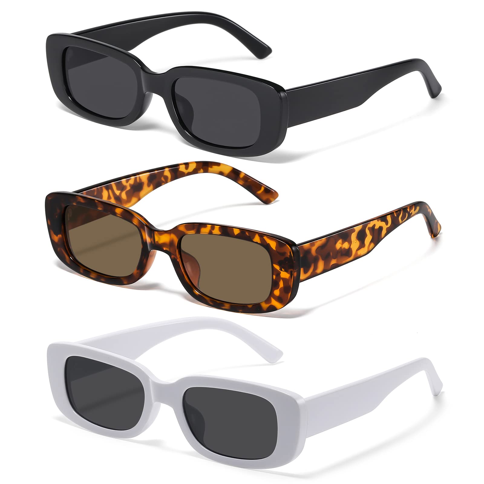 Foto 2 pulgar | Gafas De Sol Jaspin Y2k Rectangulares Uv400 Para Mujeres Y Hombres - Venta Internacional.