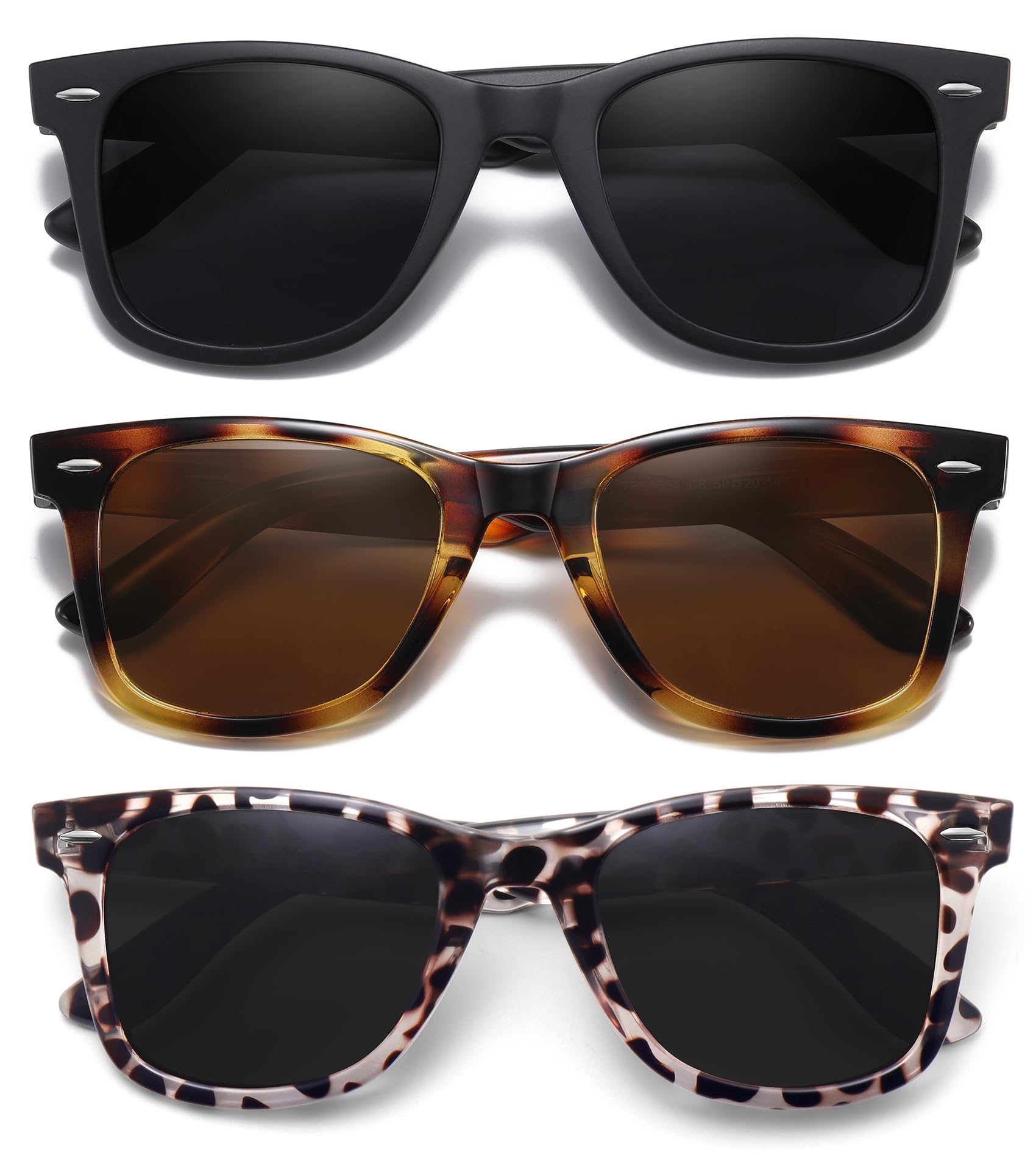 Foto 2 pulgar | Gafas De Sol Meetsun  Retro  Polarizadas  100% Protección Uv (paquete De 3) - Venta Internacional.