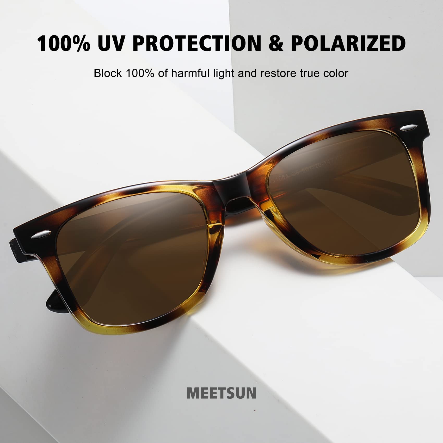 Foto 5 pulgar | Gafas De Sol Meetsun  Retro  Polarizadas  100% Protección Uv (paquete De 3) - Venta Internacional.