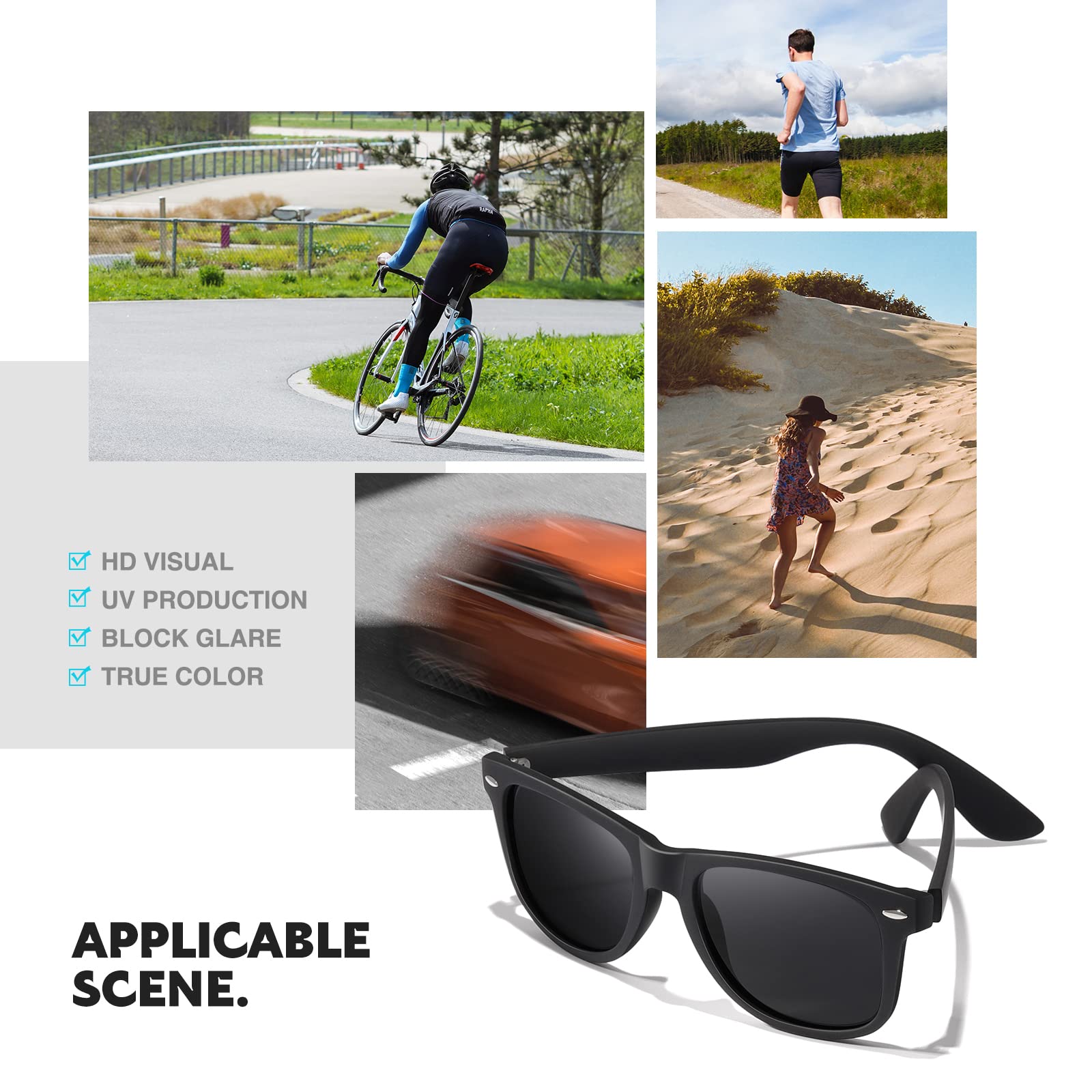 Foto 7 pulgar | Gafas De Sol Demikos Polarizadas Con Protección Uv400 Para Hombres Y Mujeres - Venta Internacional.