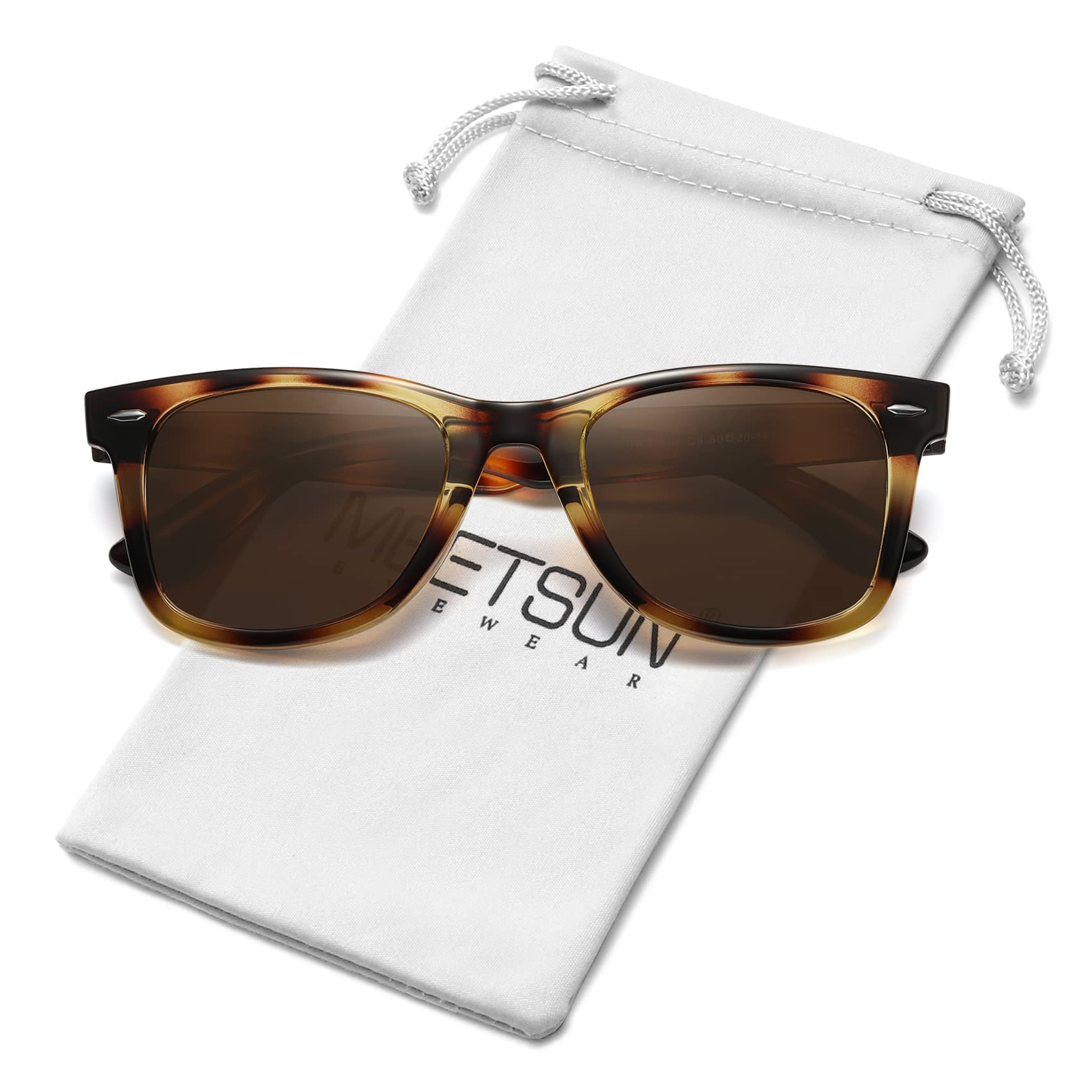 Foto 2 pulgar | Gafas De Sol Meetsun Classic Retro Square Polarizadas Uv400 - Venta Internacional.