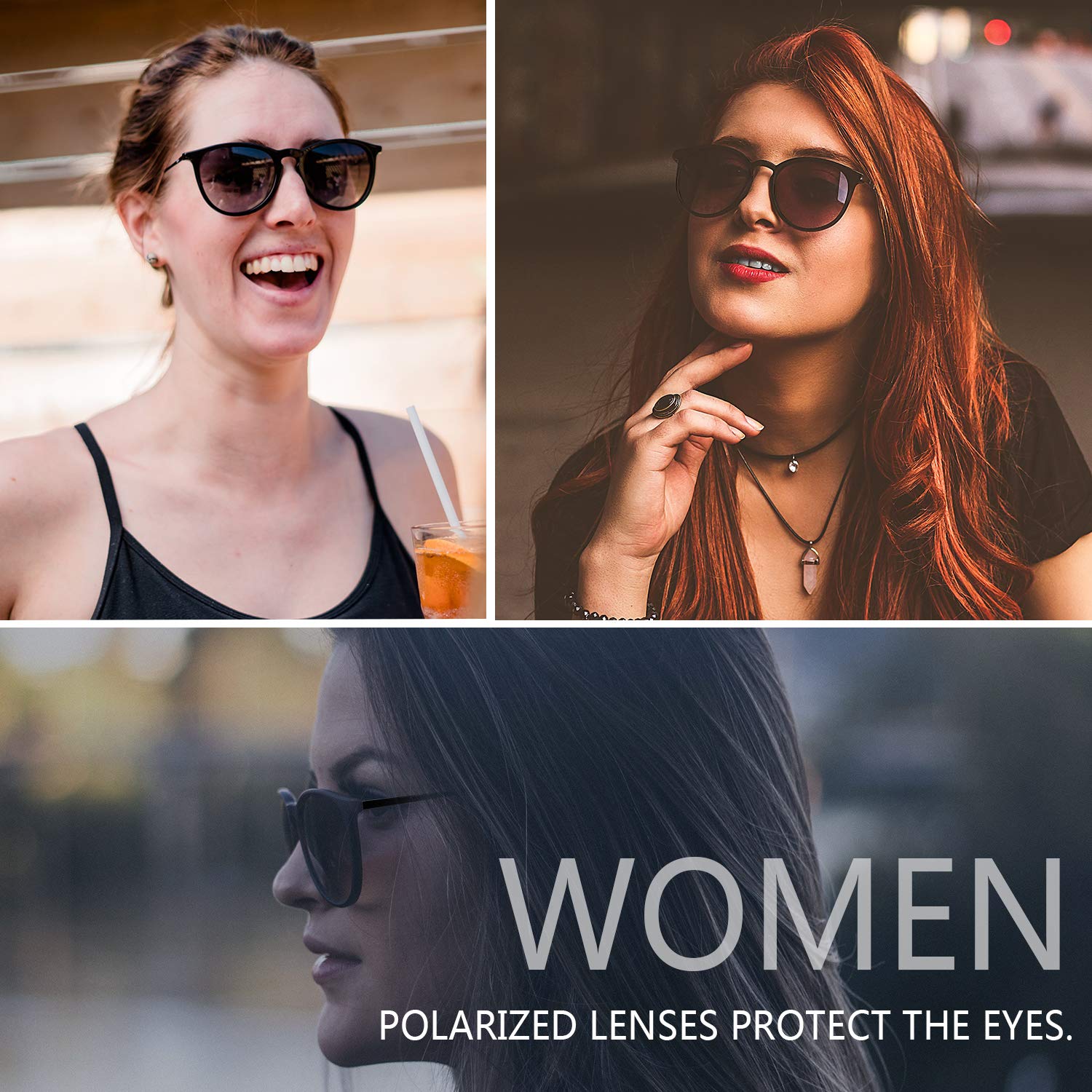Foto 7 pulgar | Gafas De Sol Chbp Polarizadas Con Protección Uv400  Lente Redonda Retro - Venta Internacional.