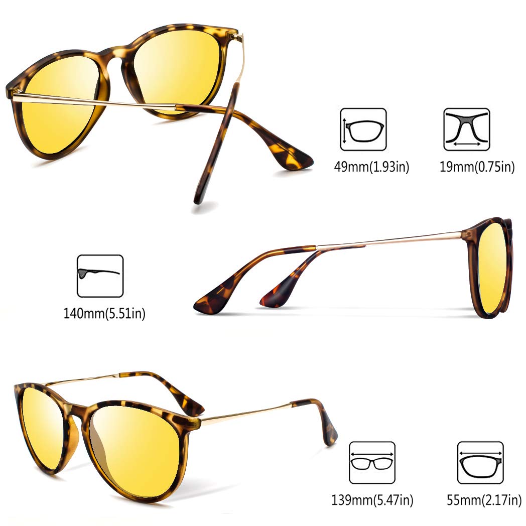 Foto 6 pulgar | Gafas De Sol Chbp Polarized Trendy 2024 Con Lente Redonda Vintage - Venta Internacional.