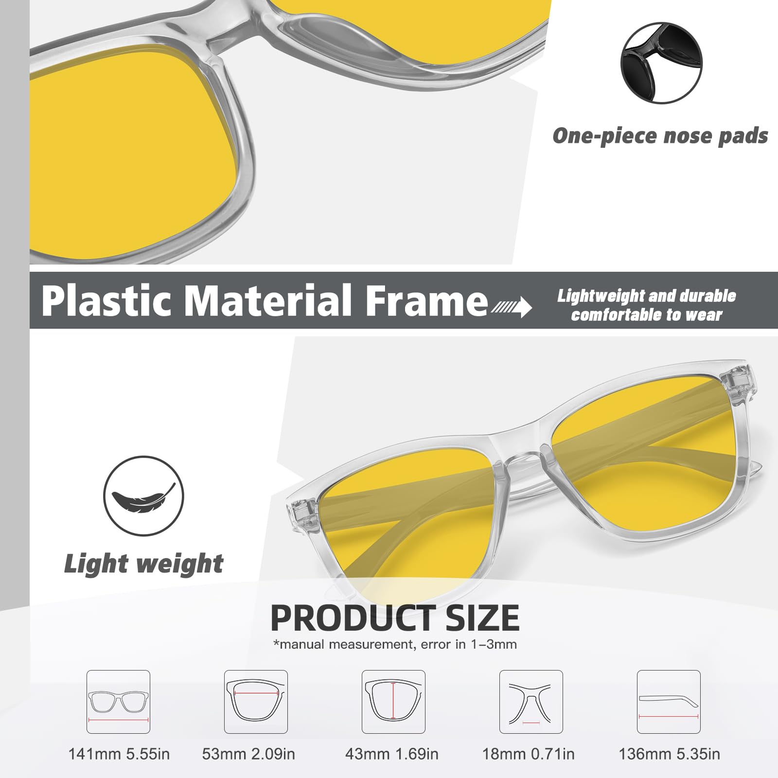 Foto 4 | Gafas De Sol Meetsun Polarizadas Para Mujer Y Hombre Con Visión Nocturna - Venta Internacional.