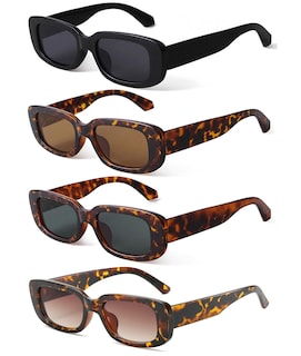 Foto 1 | Gafas De Sol Kuguaok Retro Rectangle Vintage Uv400 Para Mujeres Y Hombres - Venta Internacional.