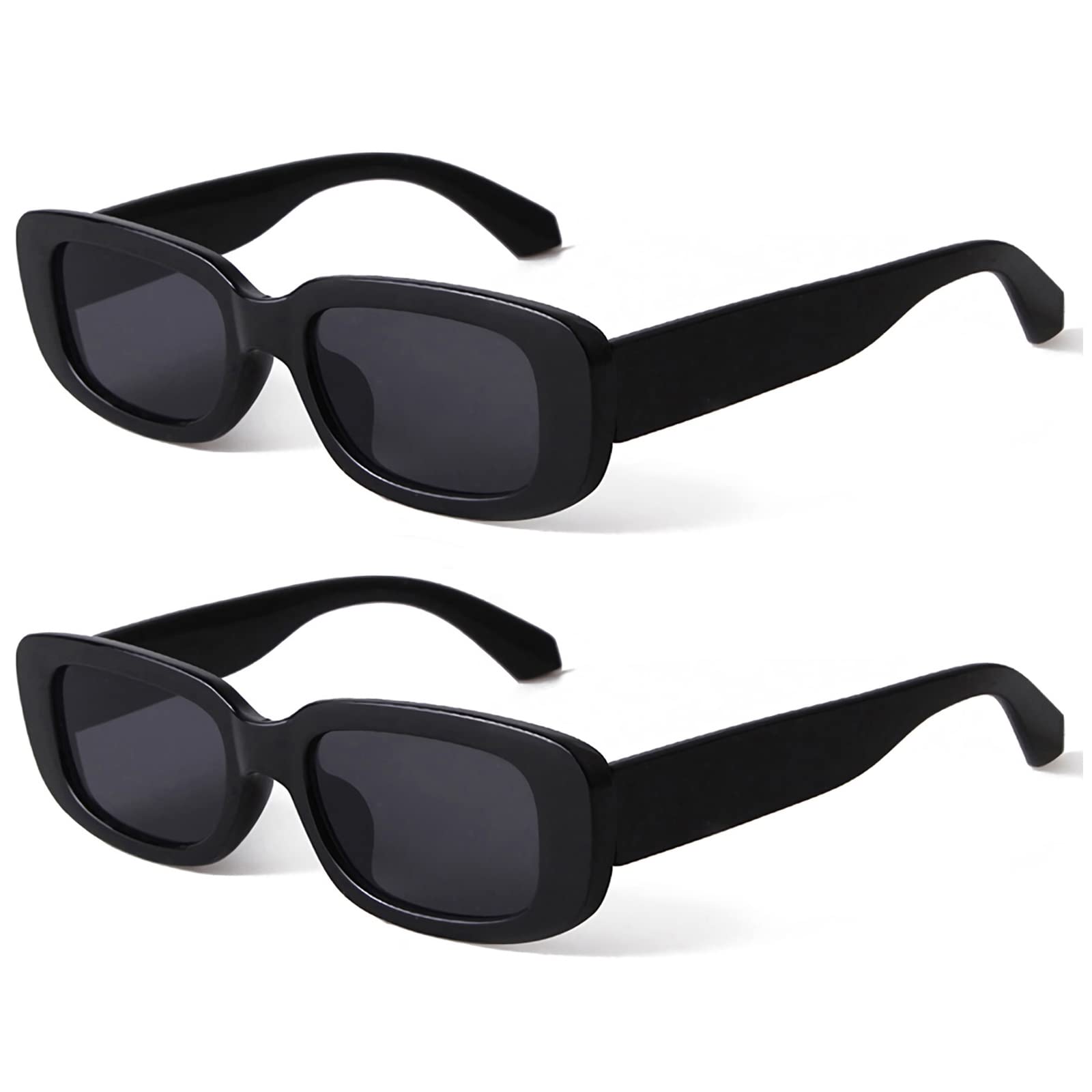 Foto 1 | Gafas De Sol Kuguaok  Retro  Rectangulares  Uv400  Para Mujer Y Hombre  Vintage - Venta Internacional.