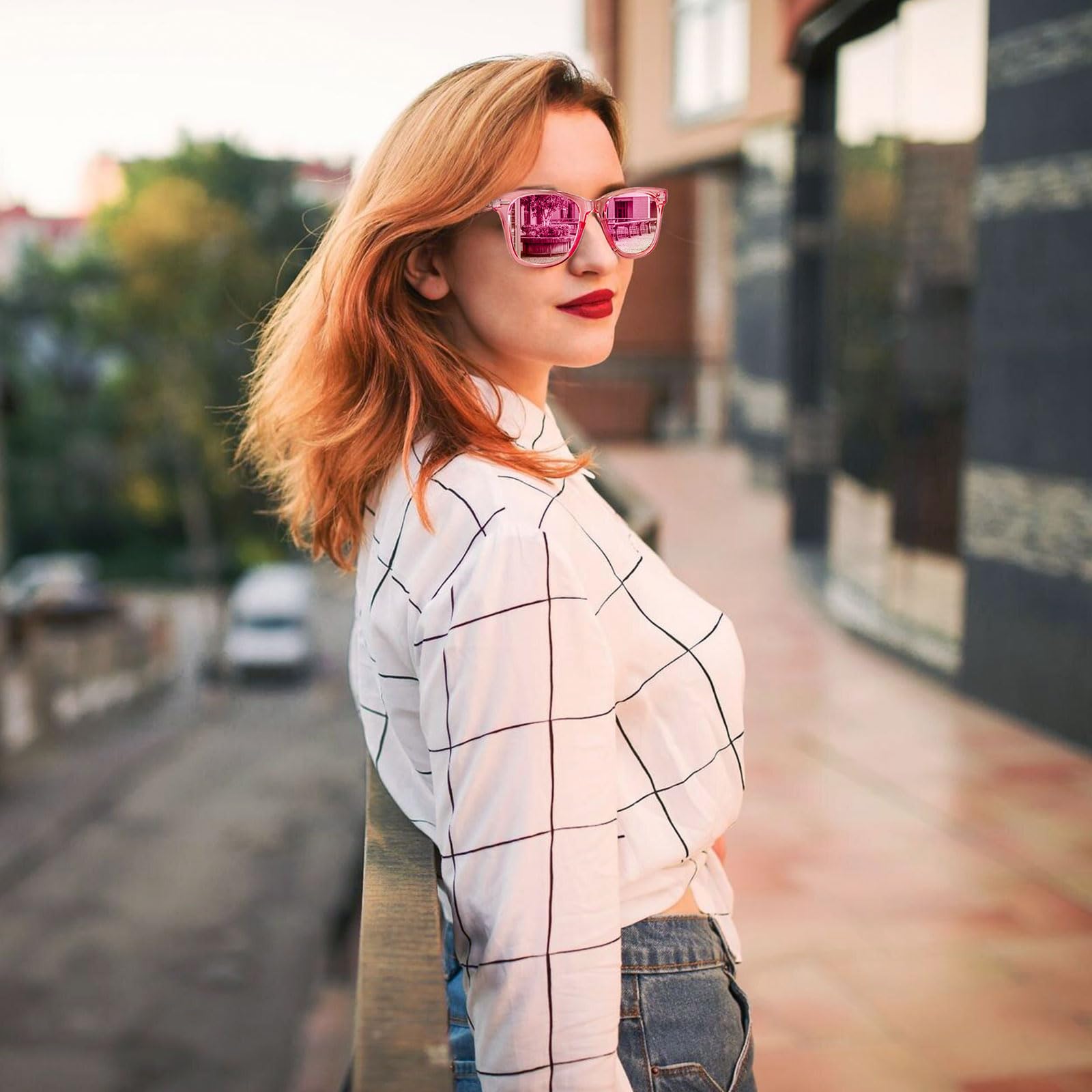 Foto 2 | Gafas De Sol Meetsun Classic Retro Square Polarizadas Uv400 - Venta Internacional.