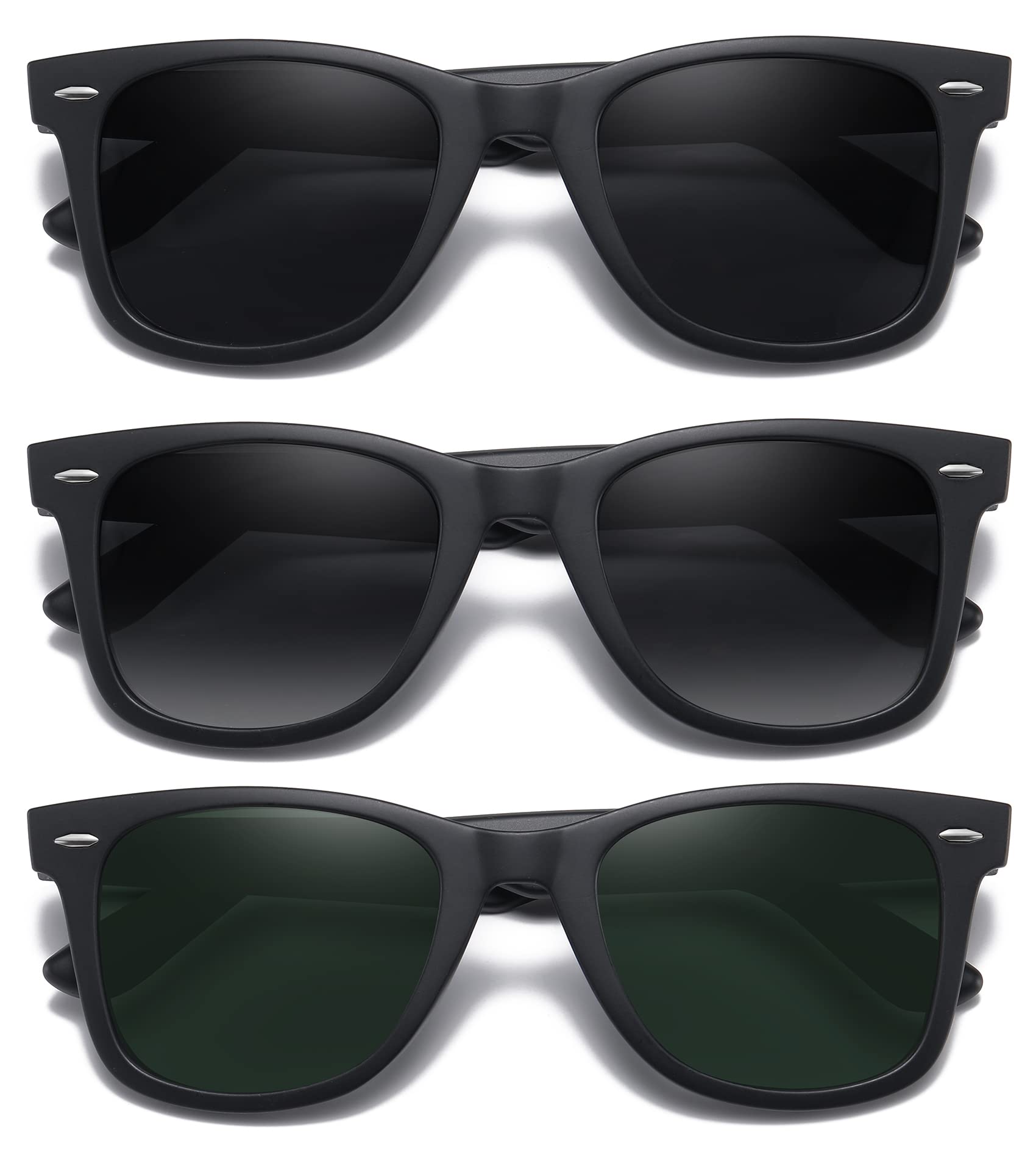 Foto 2 pulgar | Gafas De Sol Meetsun  Retro  Polarizadas  100% Protección Uv (paquete De 3) - Venta Internacional.