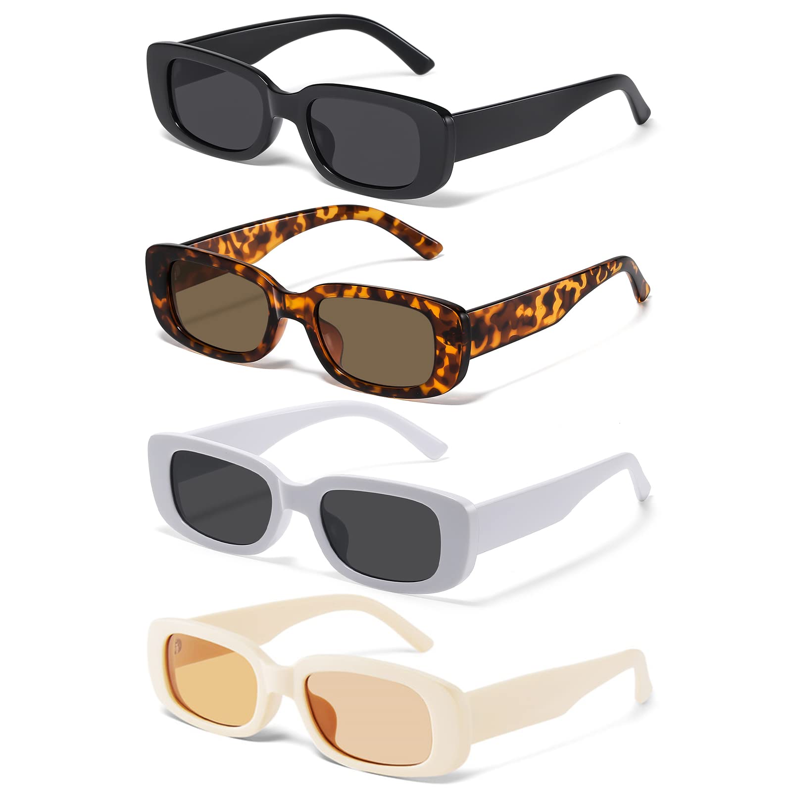 Foto 1 | Gafas De Sol Jaspin Y2k Rectangulares Uv400 Para Mujeres Y Hombres - Venta Internacional.