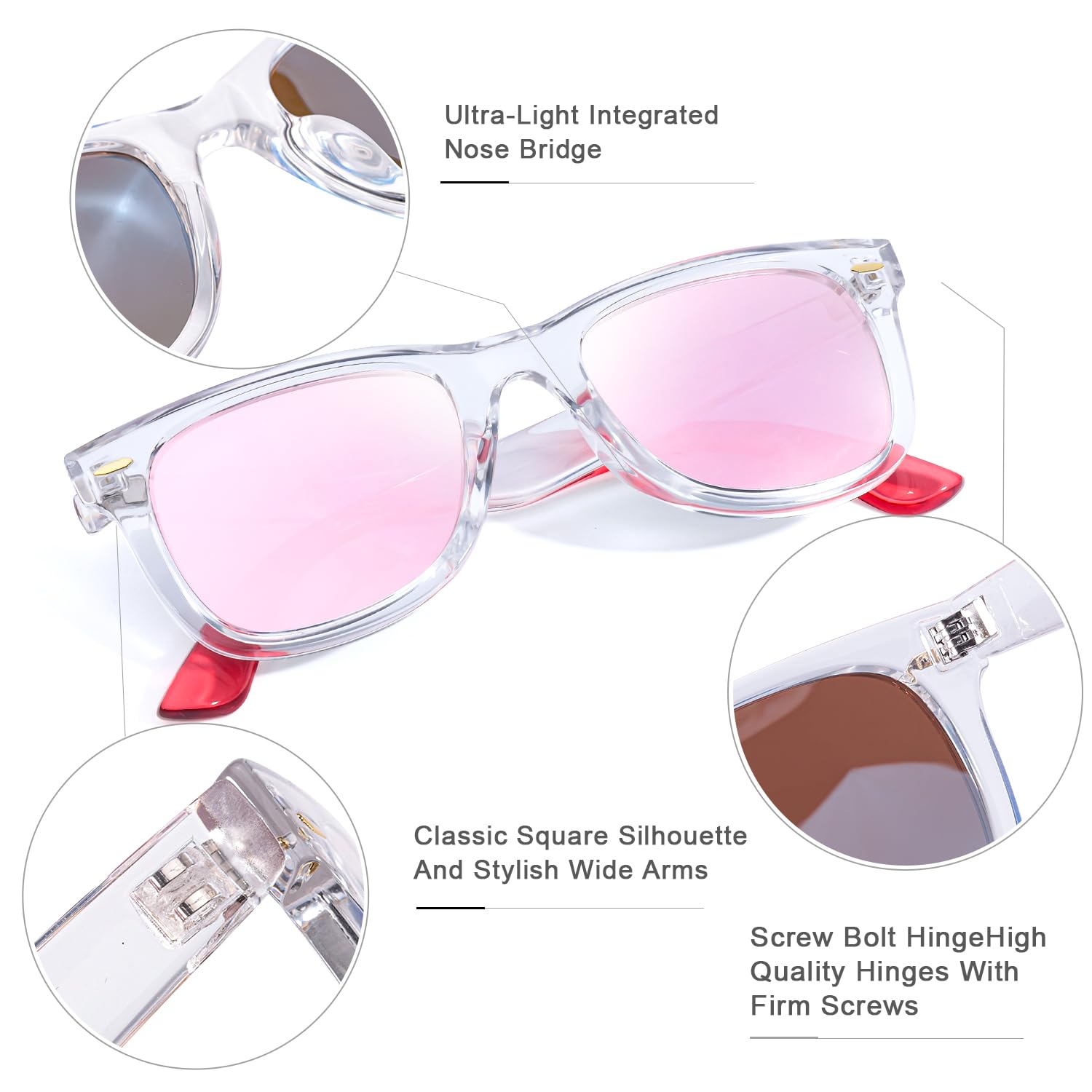 Foto 5 pulgar | Gafas De Sol Myiaur Classic Para Mujer Polarizadas Con Protección Uv400 - Venta Internacional.