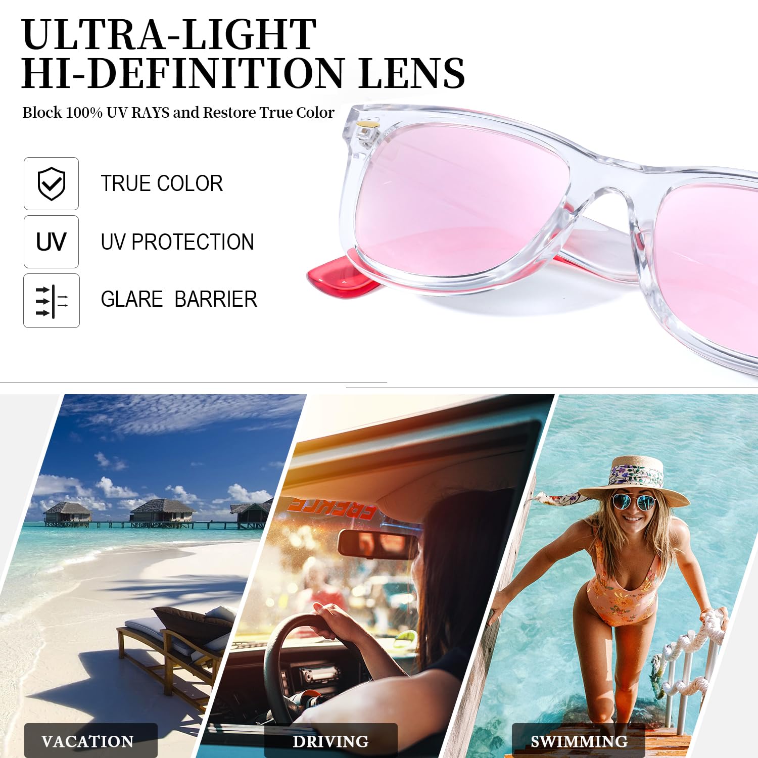 Foto 6 pulgar | Gafas De Sol Myiaur Classic Para Mujer Polarizadas Con Protección Uv400 - Venta Internacional.
