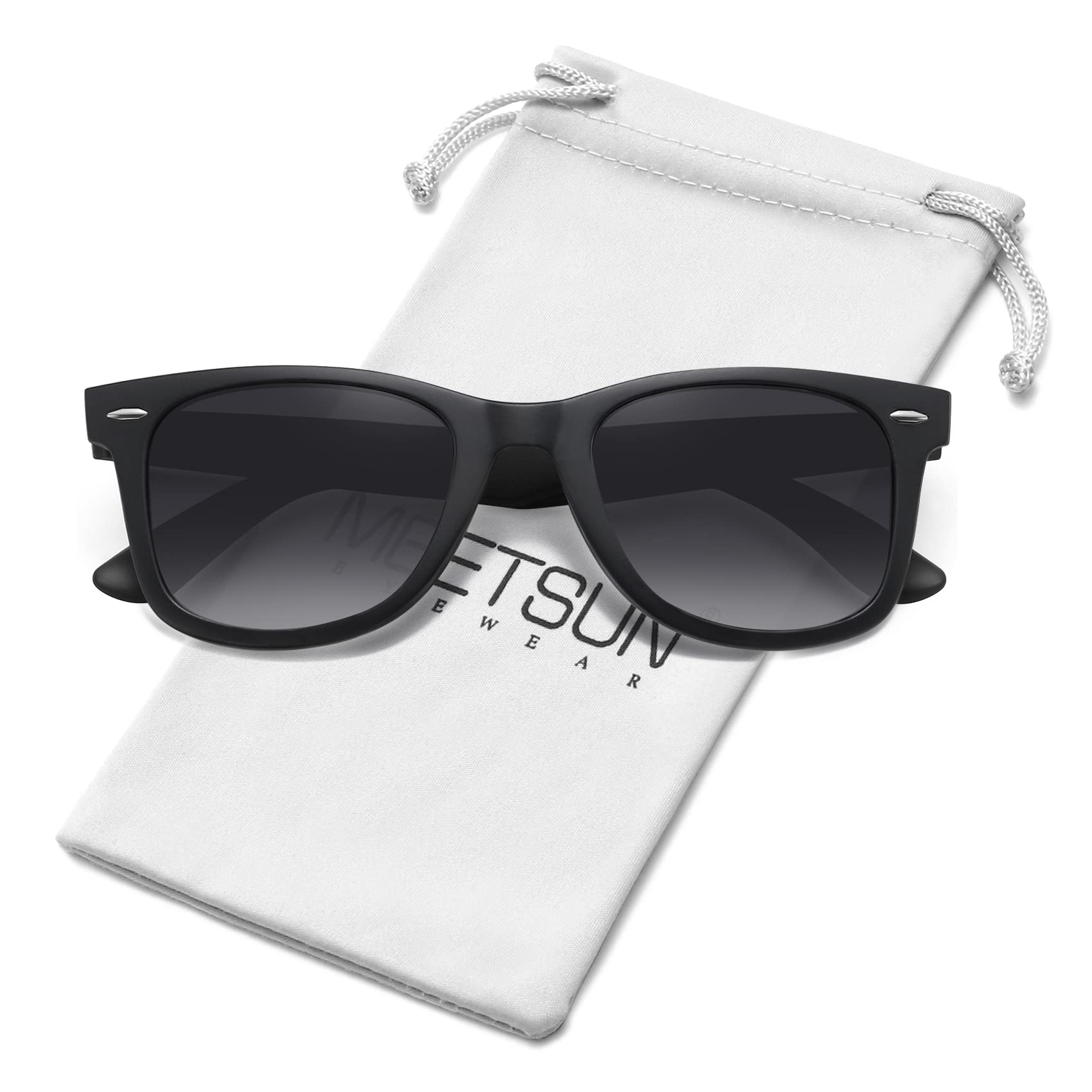 Foto 2 pulgar | Gafas De Sol Meetsun Classic Retro Square Polarized Uv400 Grey - Venta Internacional.