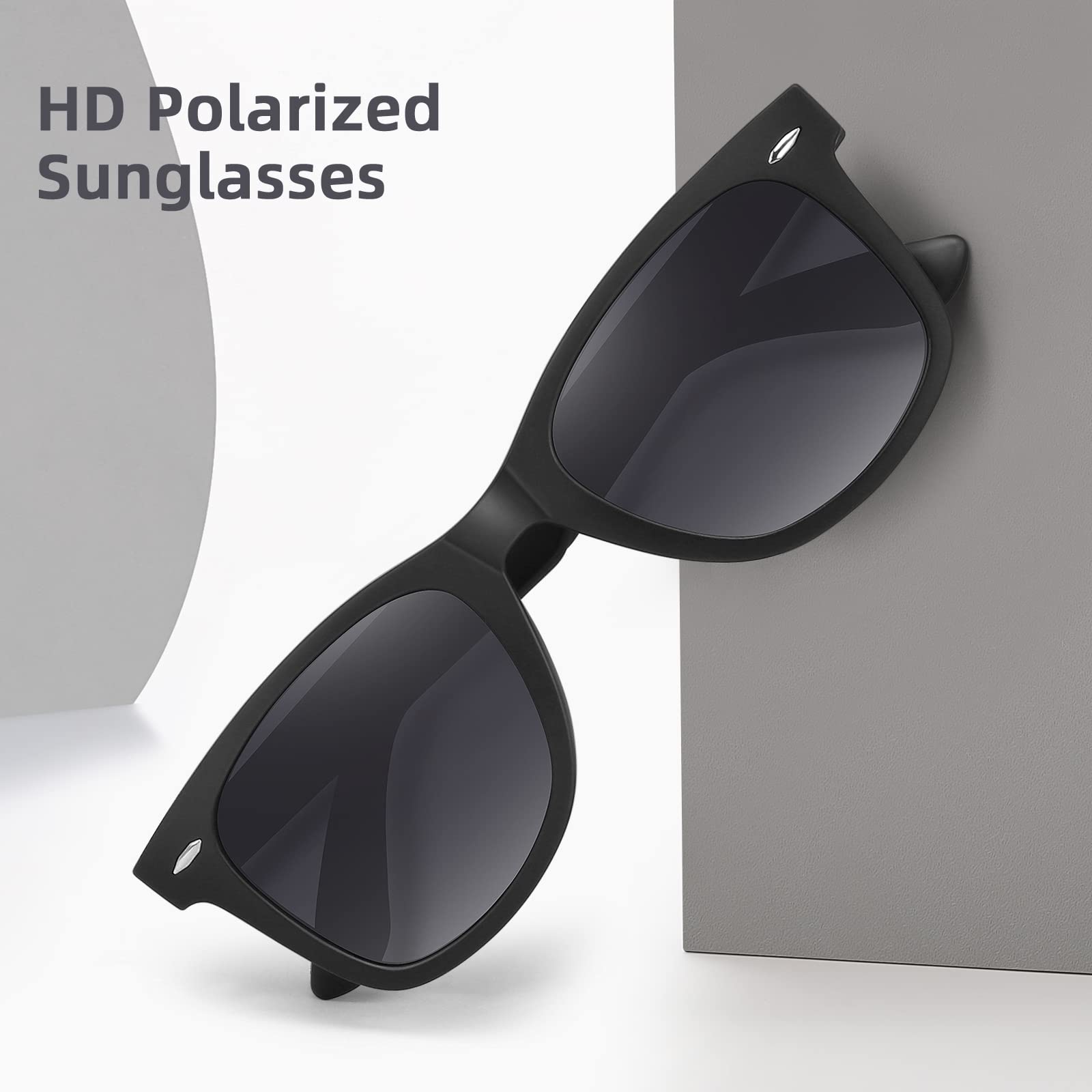 Foto 4 pulgar | Gafas De Sol Meetsun Classic Retro Square Polarized Uv400 Grey - Venta Internacional.