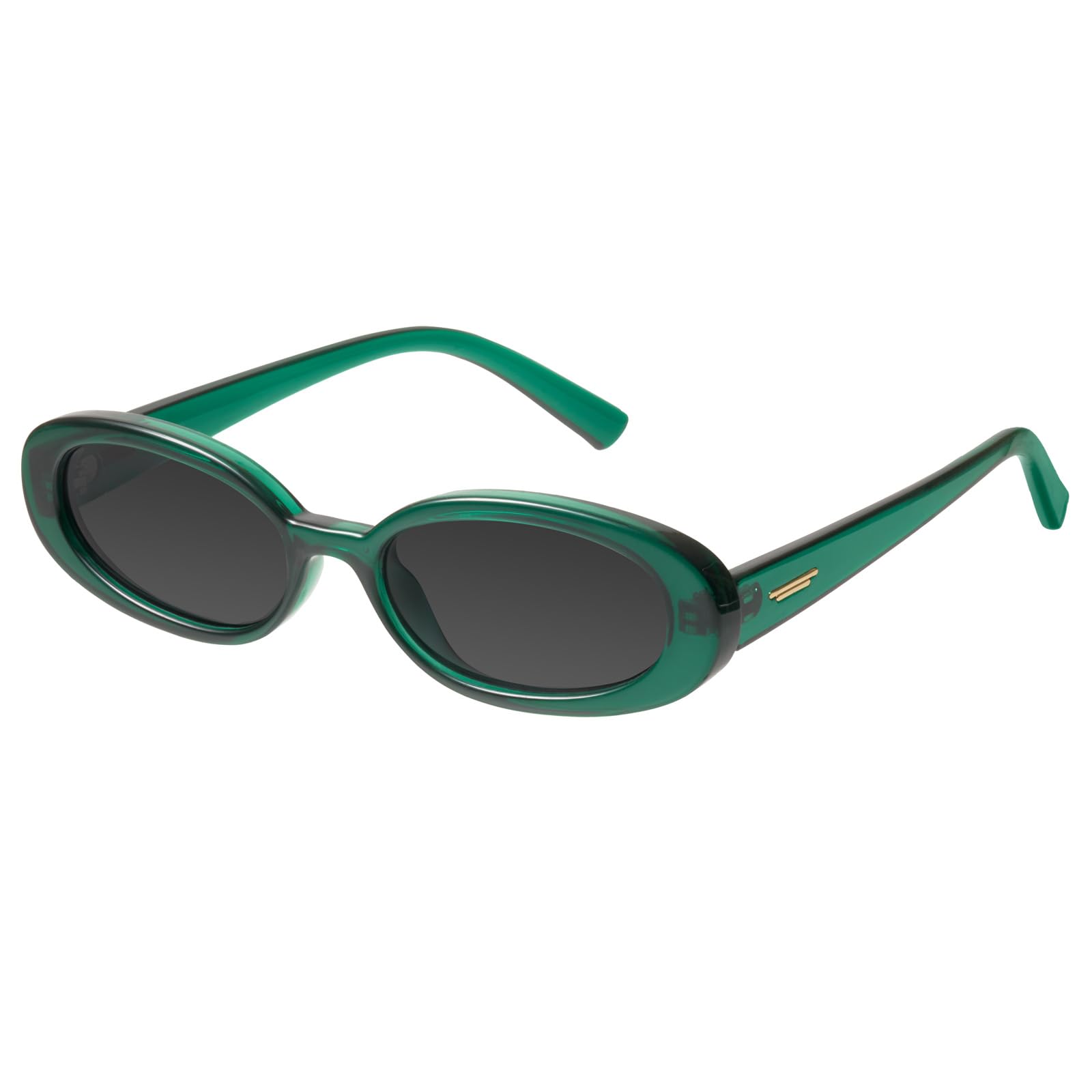 Foto 2 pulgar | Gafas De Sol Mosanana Retro Oval Green Para Mujer Ms52360 - Venta Internacional.