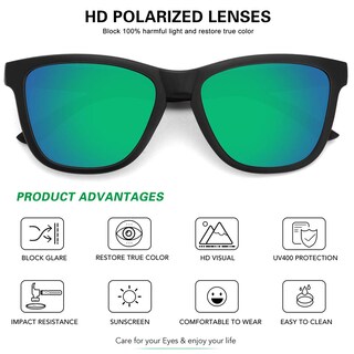 Foto 3 | Gafas De Sol Meetsun Classic Retro Designer Uv400 54mm - Venta Internacional.