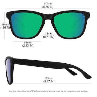 Foto 4 | Gafas De Sol Meetsun Classic Retro Designer Uv400 54mm - Venta Internacional.