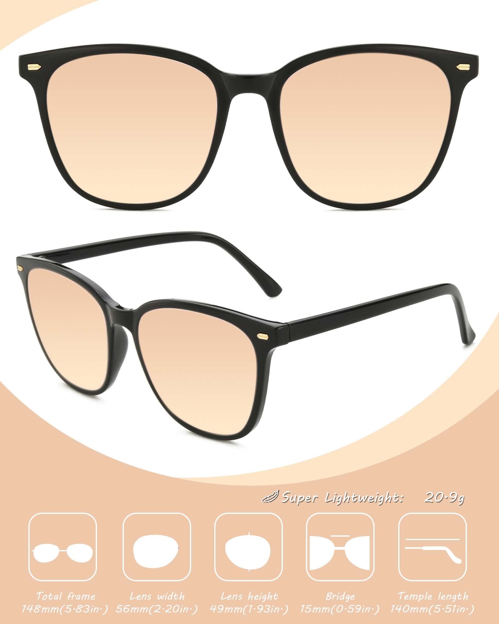 Foto 4 pulgar | Gafas De Sol Myiaur Polarizadas Cuadradas Con Espejo Para Mujer - Venta Internacional.