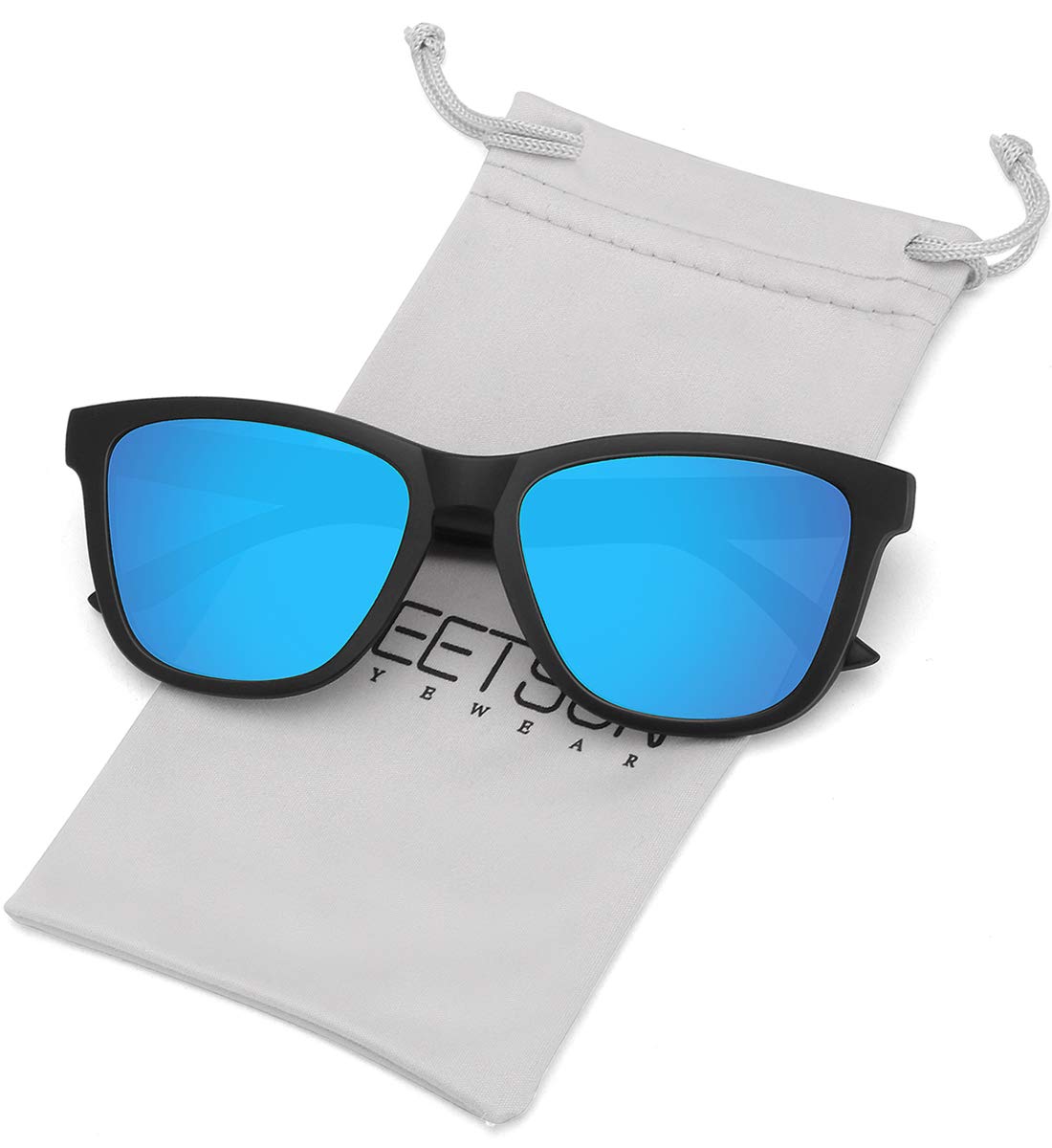 Foto 2 pulgar | Gafas De Sol Meetsun Classic Retro Uv400 Polarizadas Negro/azul - Venta Internacional.