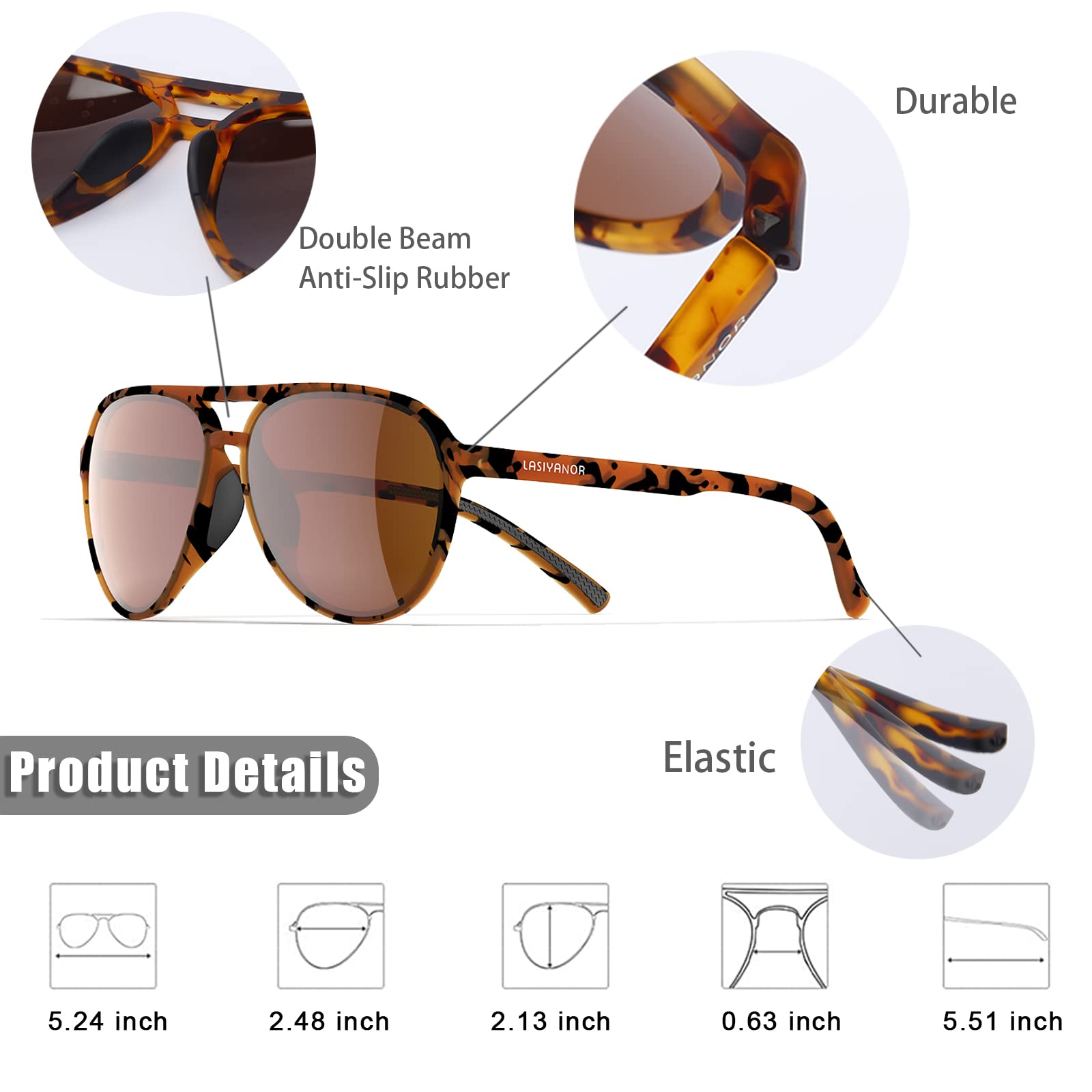 Foto 4 pulgar | Gafas De Sol Lasiyanor Lightweight Tac Polarized Vintage 70s - Venta Internacional.