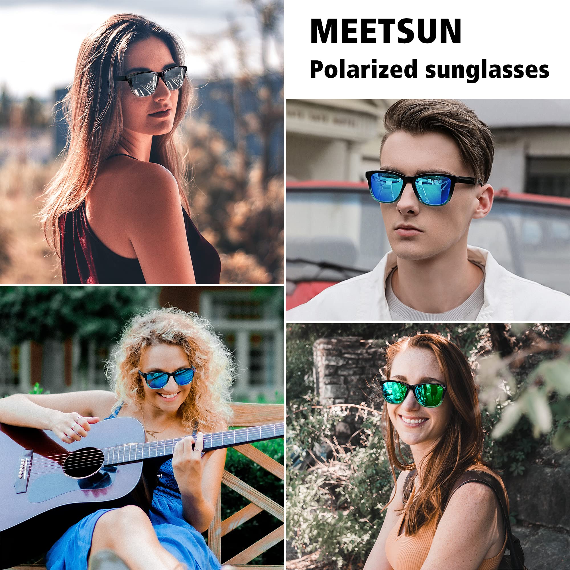 Foto 3 pulgar | Gafas De Sol Meetsun Polarizadas Con Protección Uv400 Y Lente Plateada - Venta Internacional.