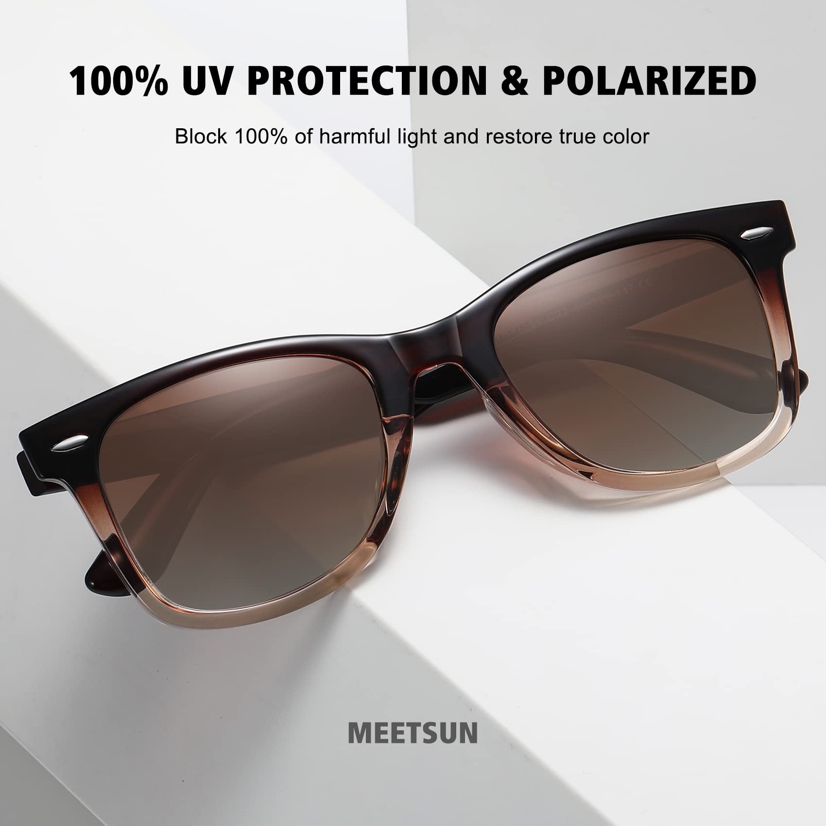 Foto 5 pulgar | Gafas De Sol Meetsun Retro Polarizadas Uv400 Para Mujeres Y Hombres (paquete De 3) - Venta Internacional.