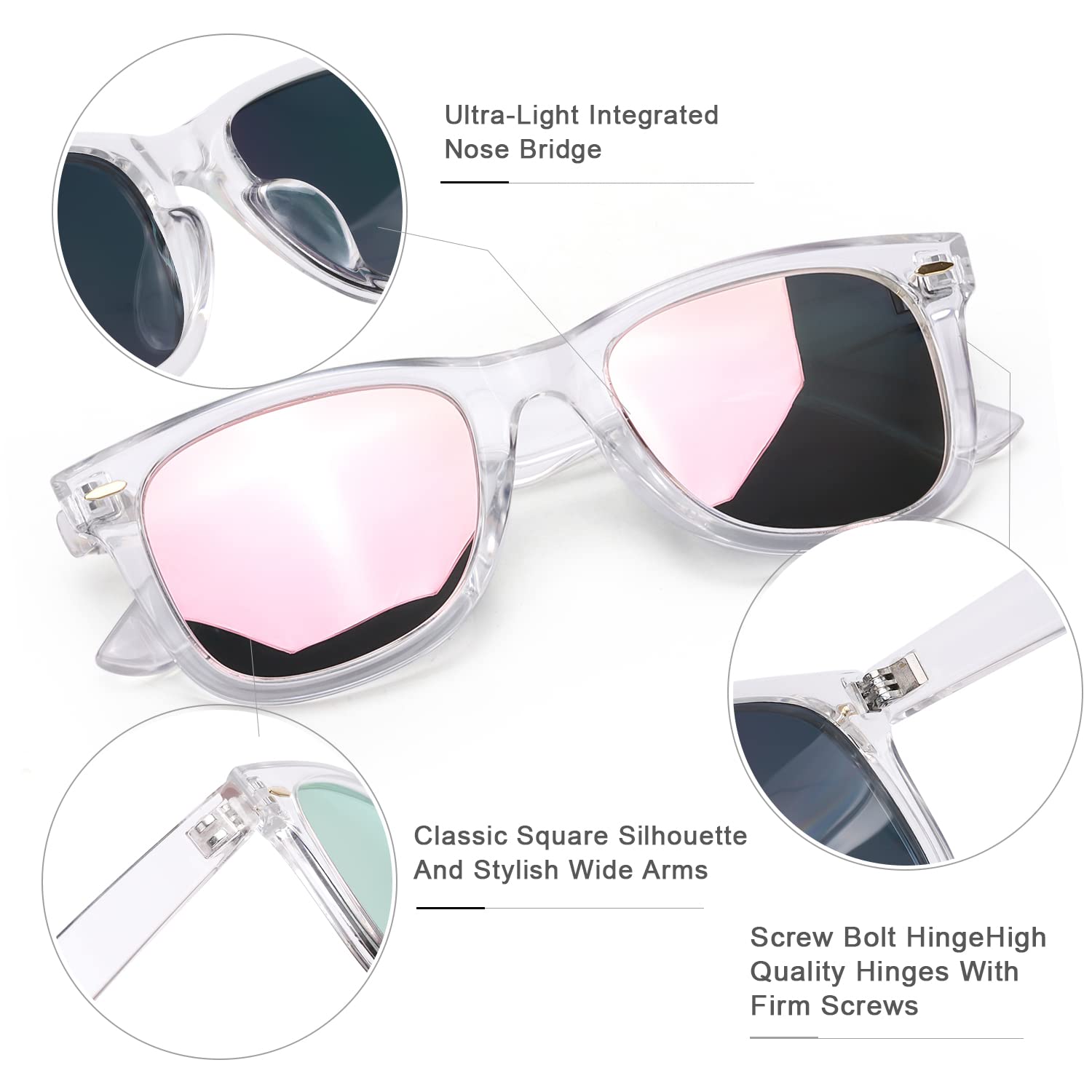 Foto 4 pulgar | Gafas De Sol Myiaur Classic Para Mujer Polarizadas Uv400 - Venta Internacional.