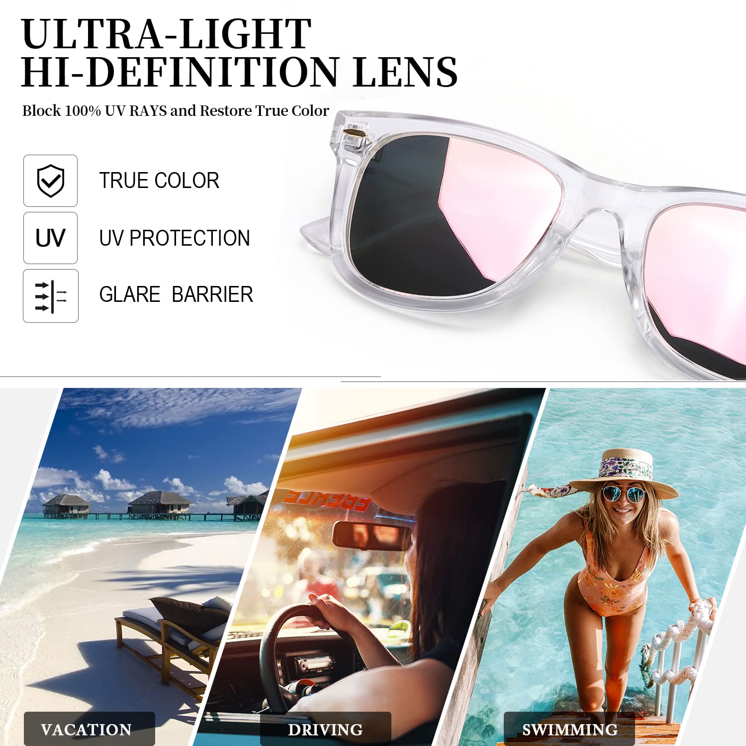 Foto 6 pulgar | Gafas De Sol Myiaur Classic Para Mujer Polarizadas Uv400 - Venta Internacional.