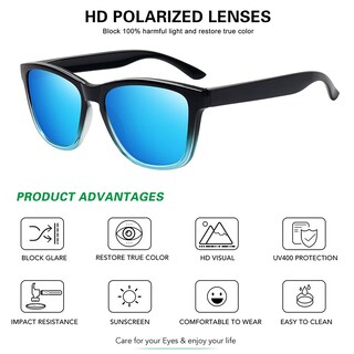Foto 3 | Gafas De Sol Meetsun Polarizadas Con Protección Uv400 Y Lente Azul - Venta Internacional.