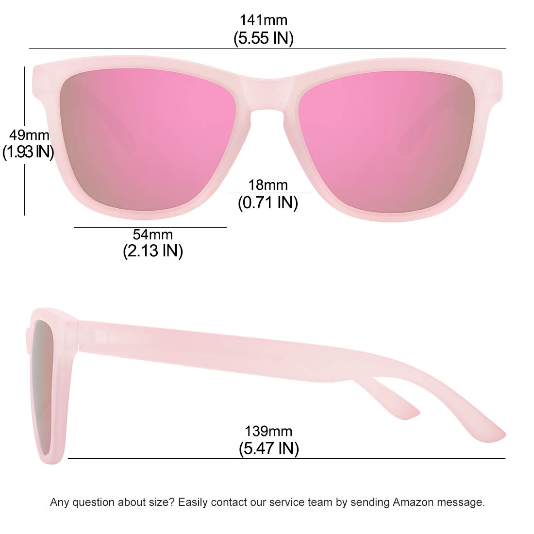 Foto 4 | Gafas De Sol Meetsun Classic Retro Designer Style Polarizadas - Venta Internacional.