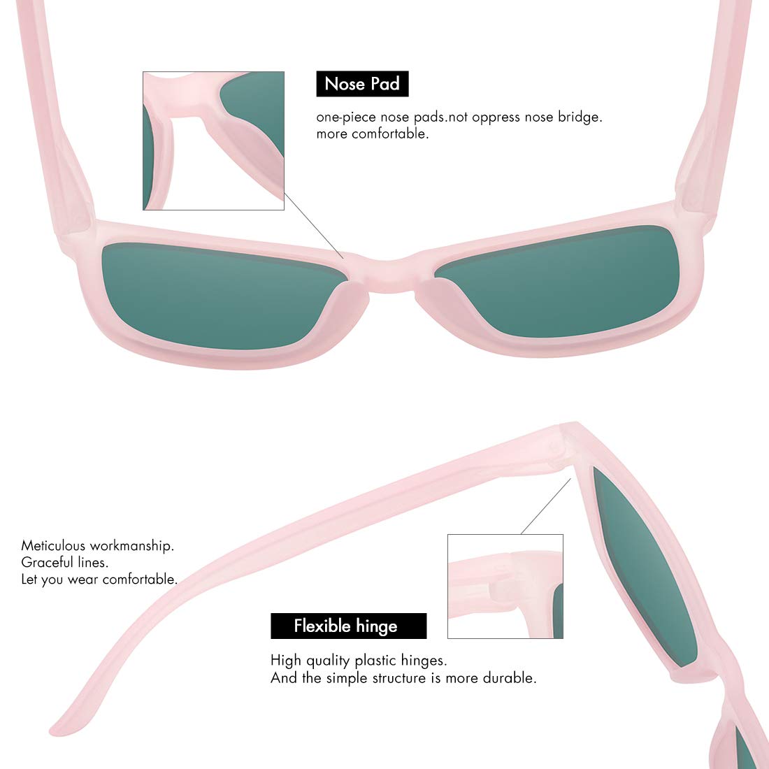 Foto 6 pulgar | Gafas De Sol Meetsun Classic Retro Designer Style Polarizadas - Venta Internacional.