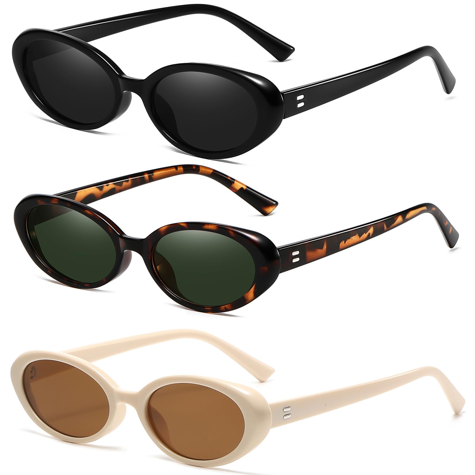 Foto 2 pulgar | Gafas De Sol Breaksun Retro Oval 90s Vintage Para Mujer Y Hombre - Venta Internacional.