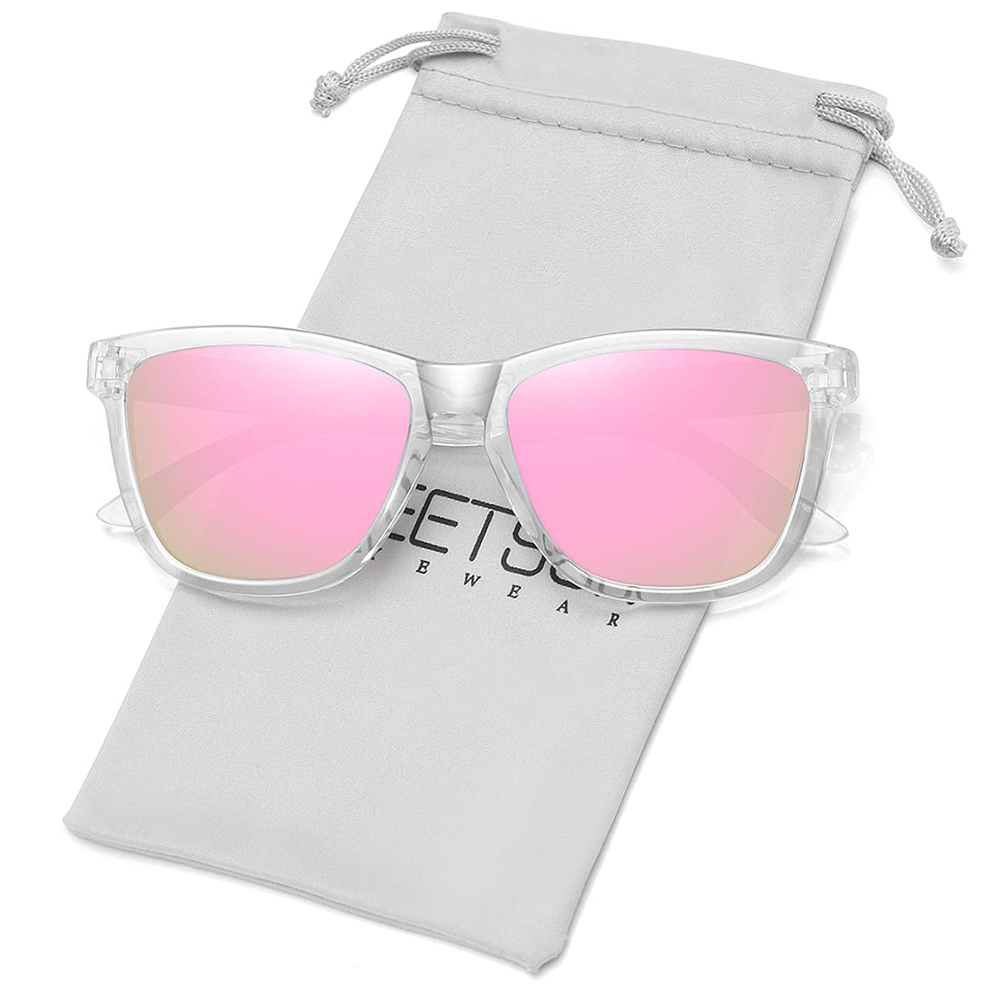 Foto 2 pulgar | Gafas De Sol Meetsun Classic Retro Style Uv400 Polarizadas Rosa - Venta Internacional.