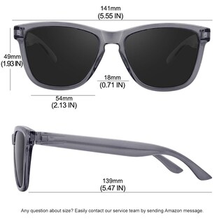 Foto 4 | Gafas De Sol Meetsun Classic Retro Designer Polarizadas 54 Mm - Venta Internacional.